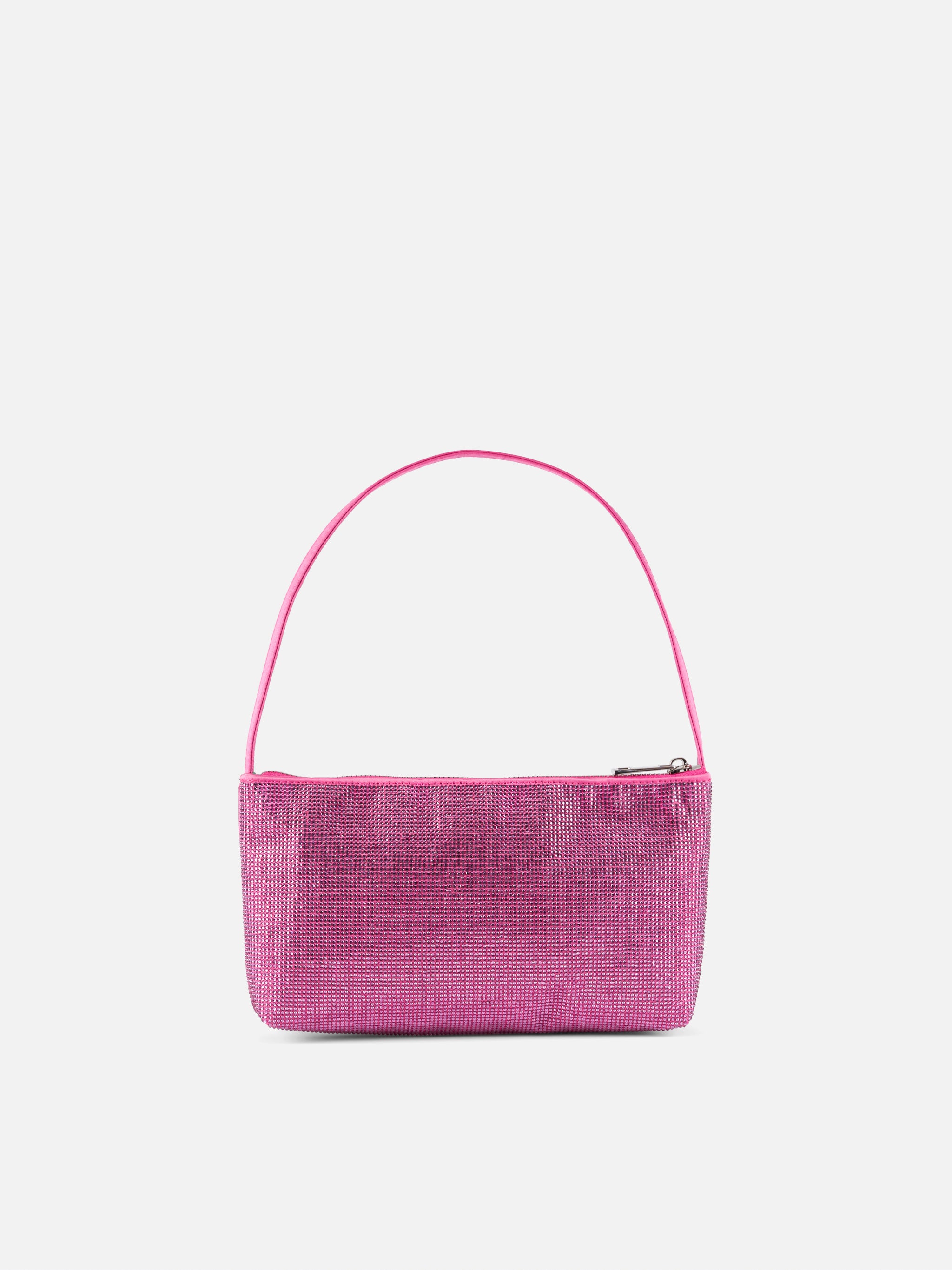 Mini bag with fuchsia rhinestones - Image 3