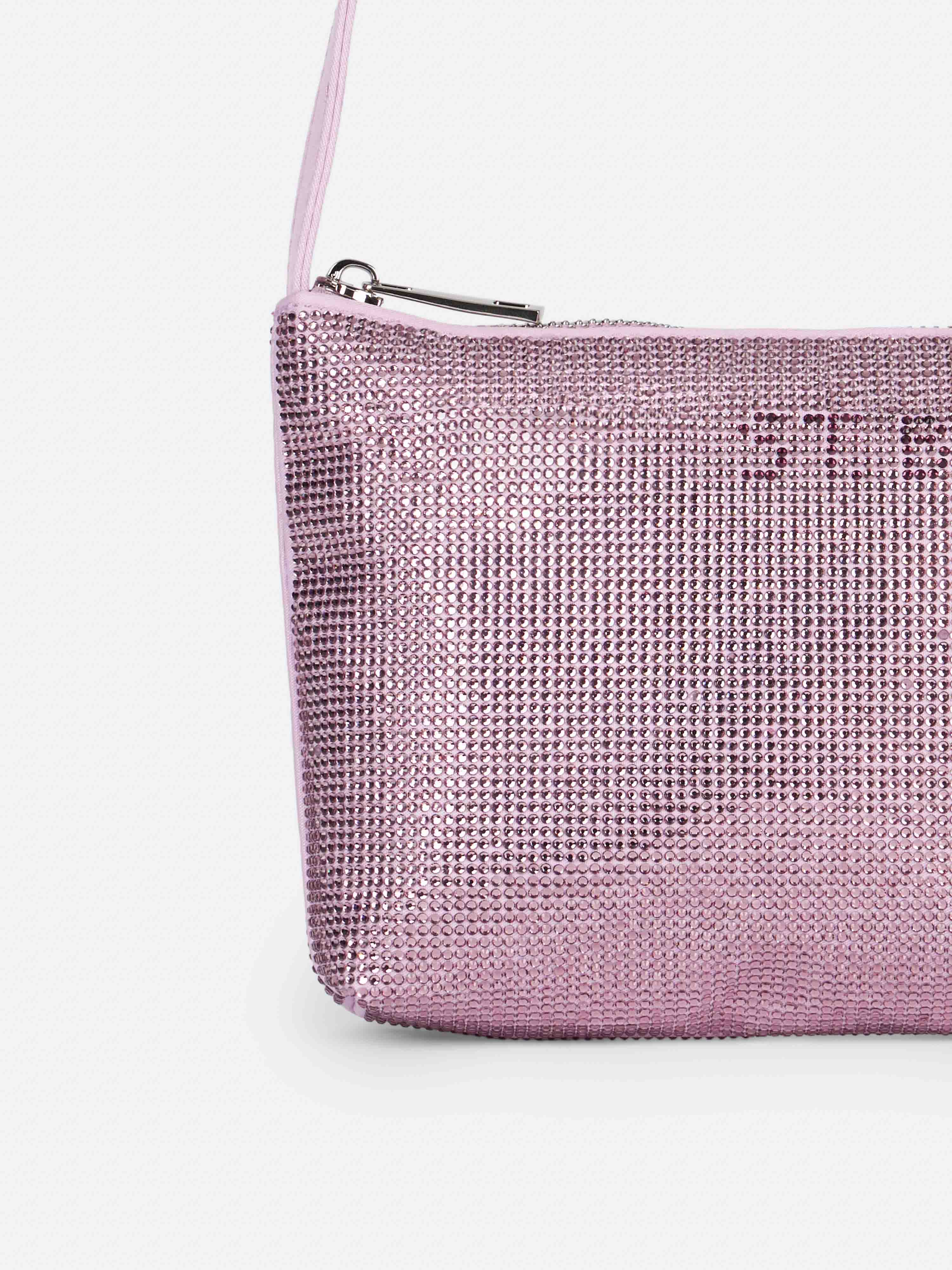 Mini bag with lilac rhinestones - Image 3