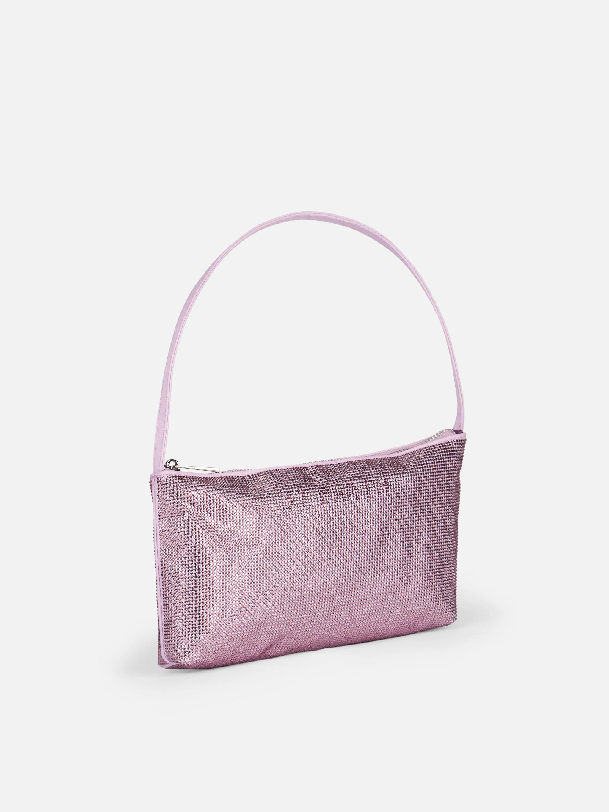 Mini bag with lilac rhinestones - Image 4