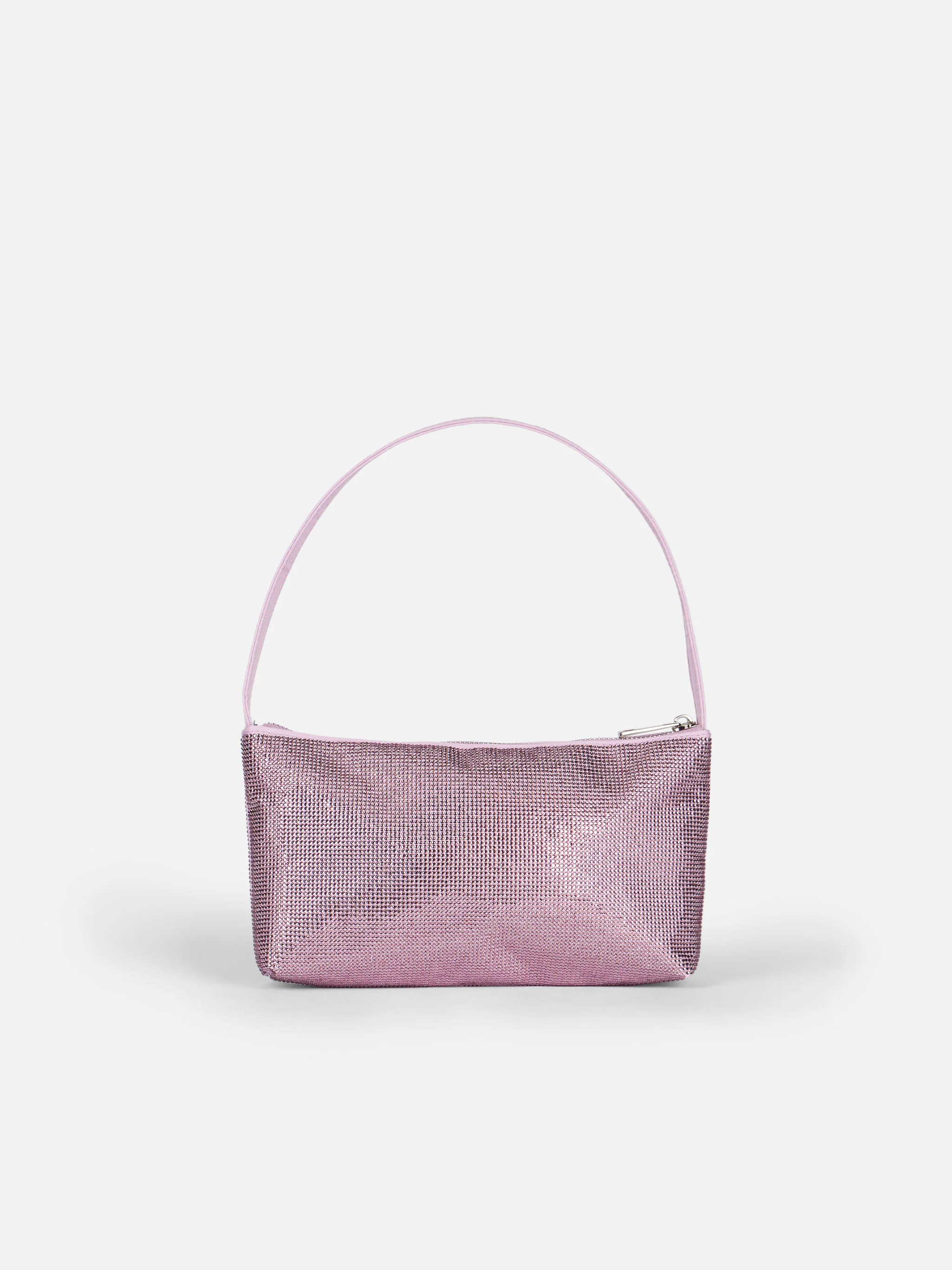 Mini bag with lilac rhinestones - Image 5