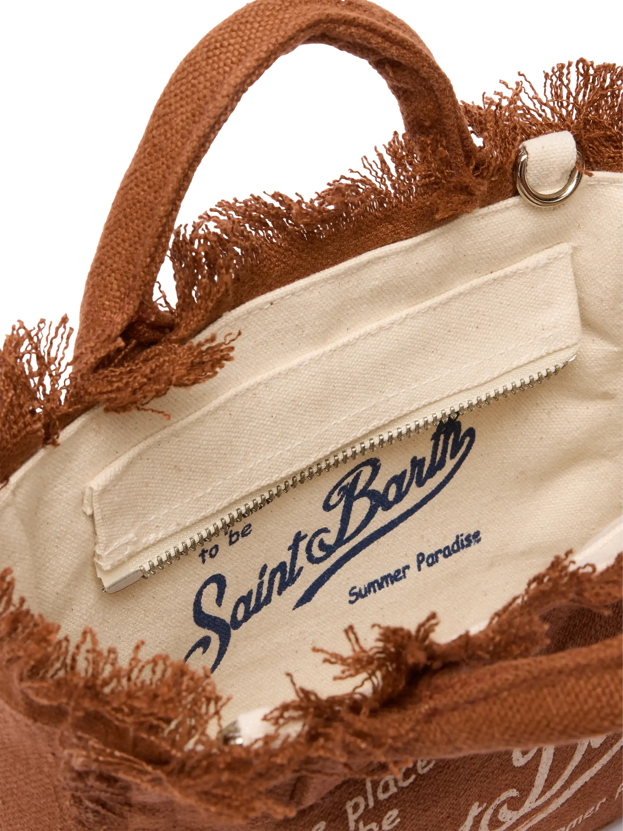 Mini Vanity brown bag IN 100% LINEN - Image 6