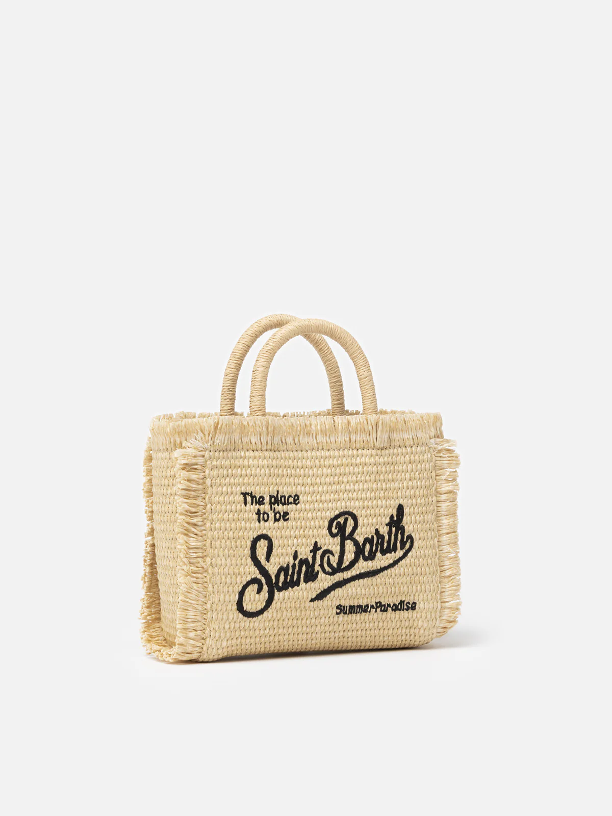 Mini Vanity Straw effect bag - Image 3