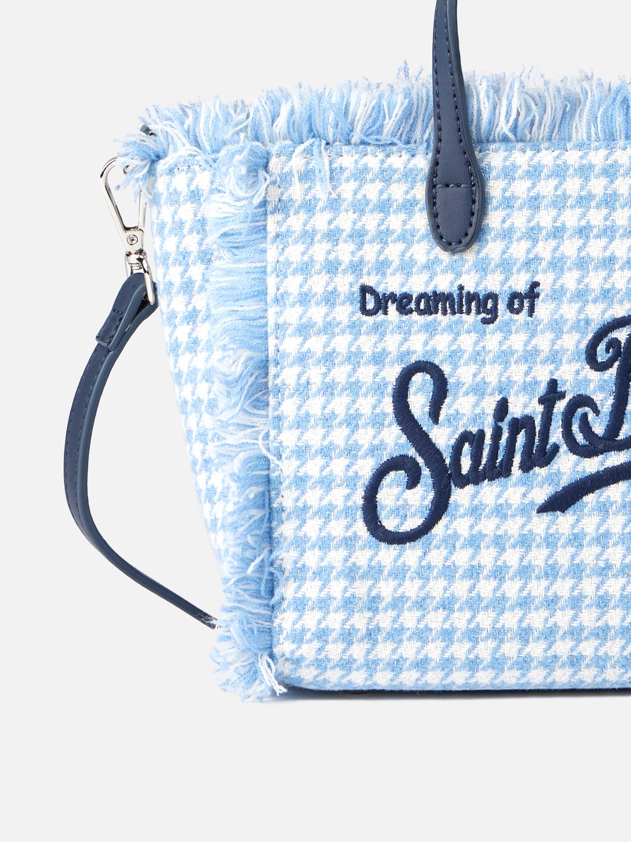 Vanity Mini shiny pied de poule handbag - Image 3
