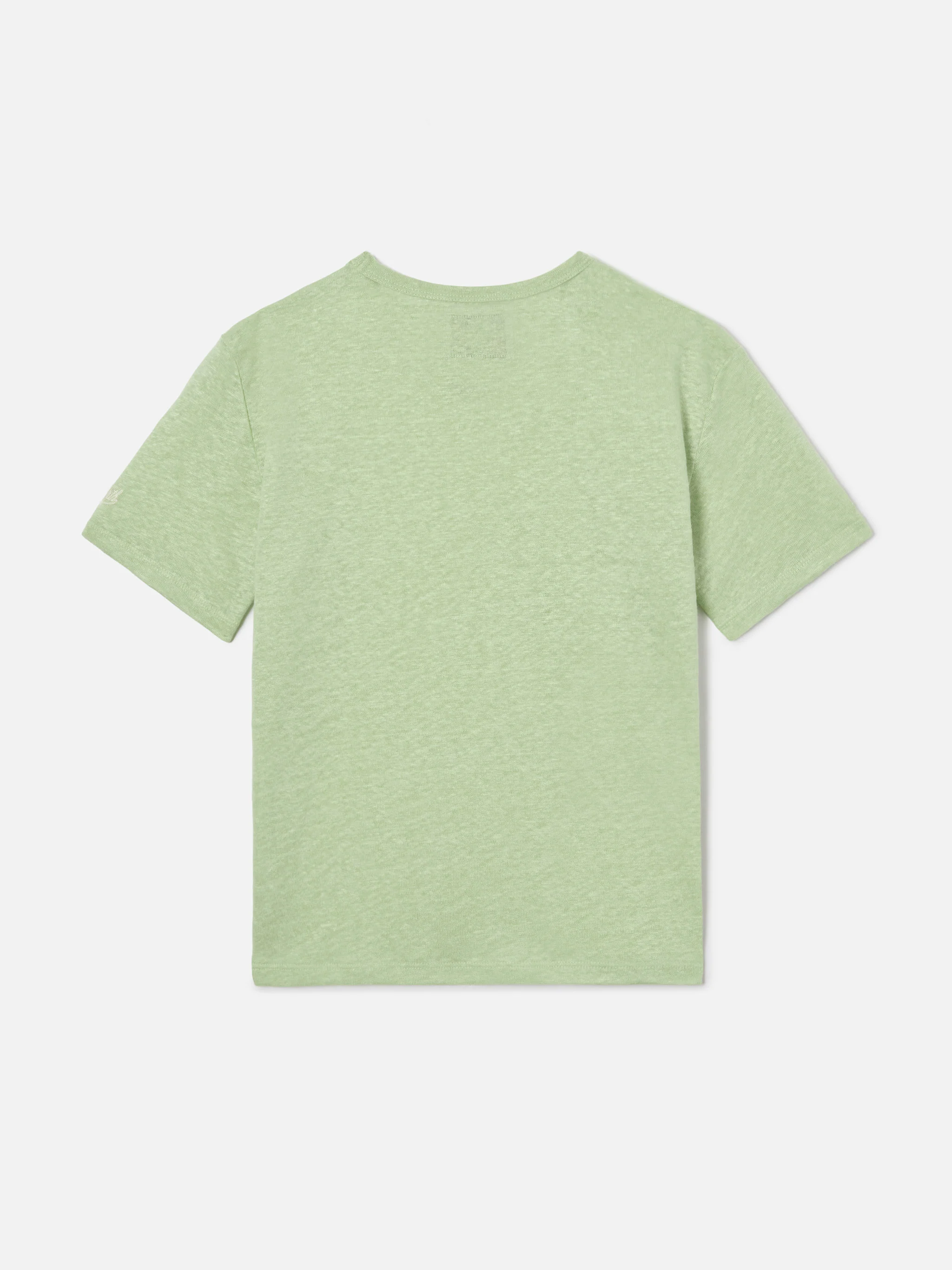 Alex t-shirt in mint green pure linen - Image 3