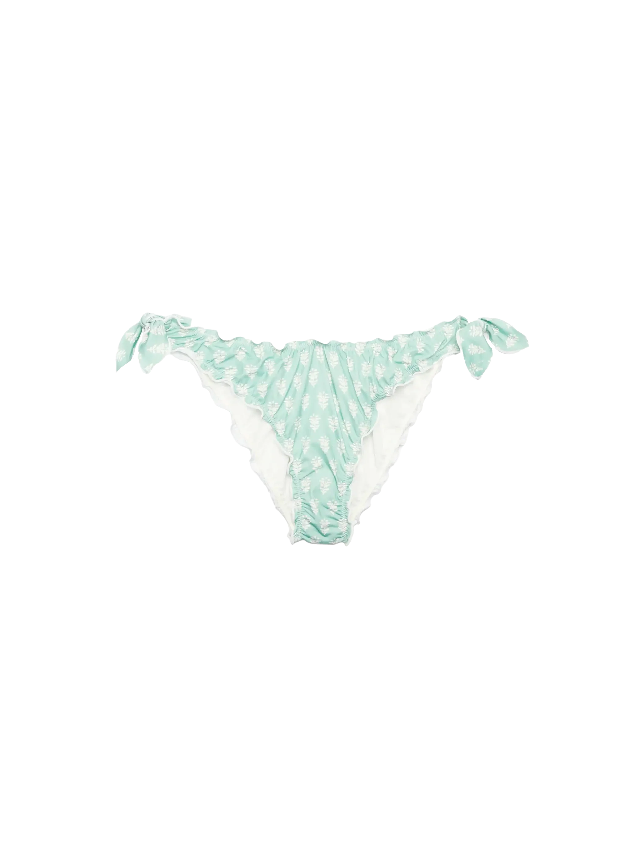 Moon classic swim briefs with floral print