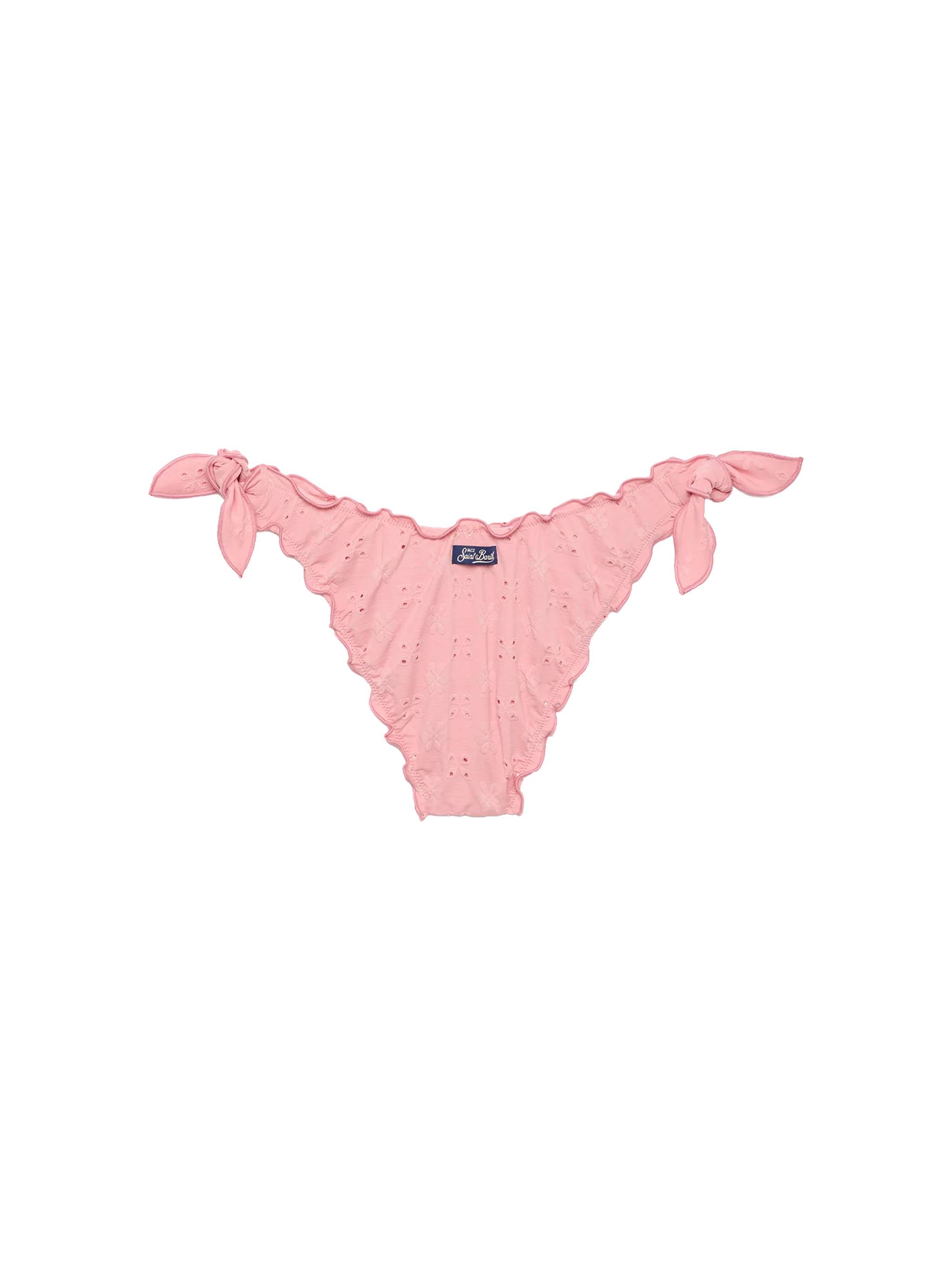 Moon pink Sangallo lace classic swim briefs - Image 3
