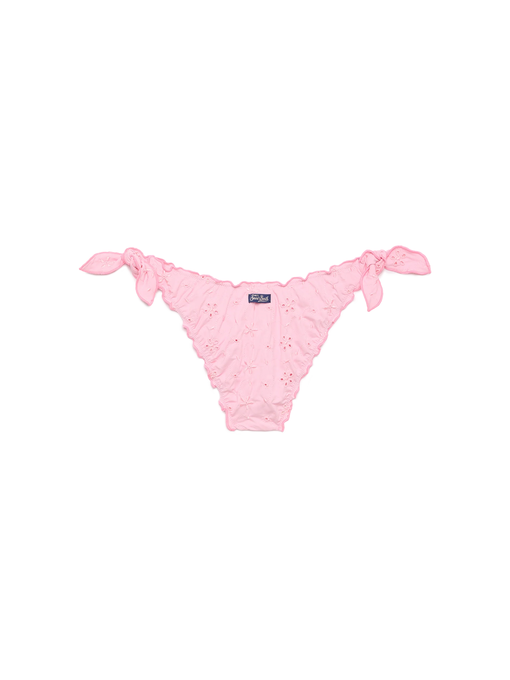 Moon pink Sangallo lace classic swim briefs - Image 2