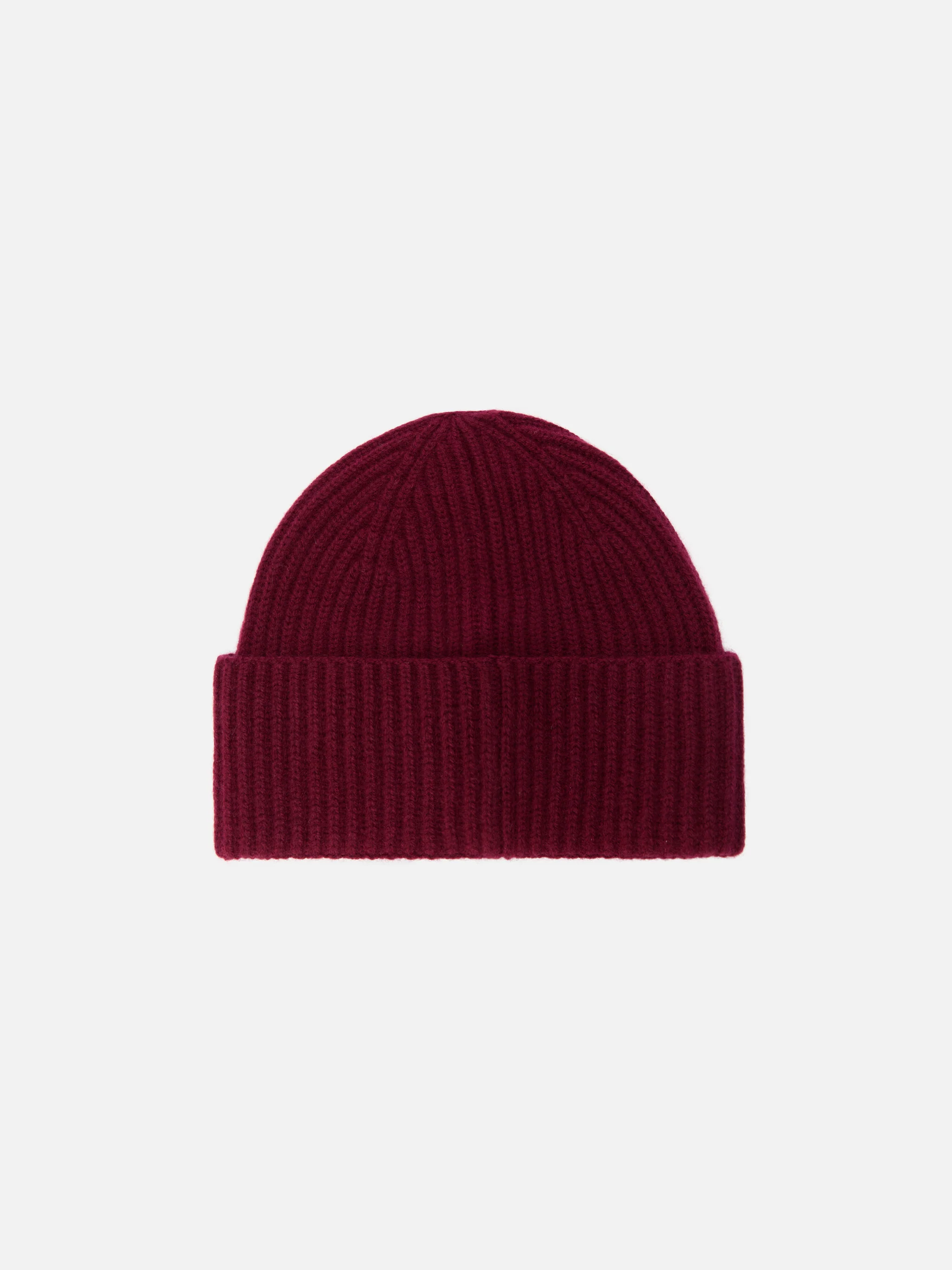 Moss Beanie in burgundy 100% WOOL with St. Barth embroidery - Image 3