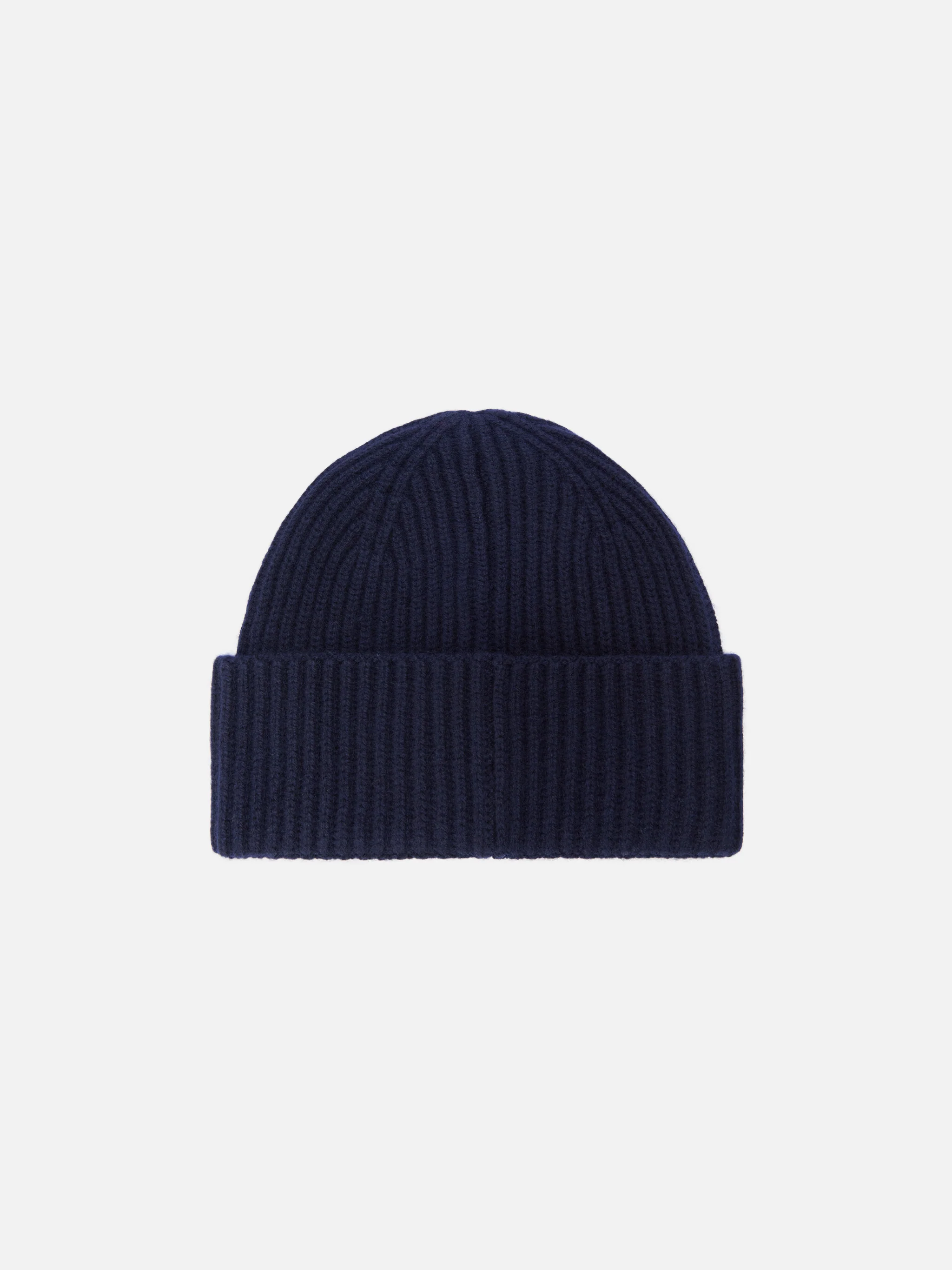 Moss Beanie in midnight blue 100% WOOL with St. Barth embroidery - Image 3