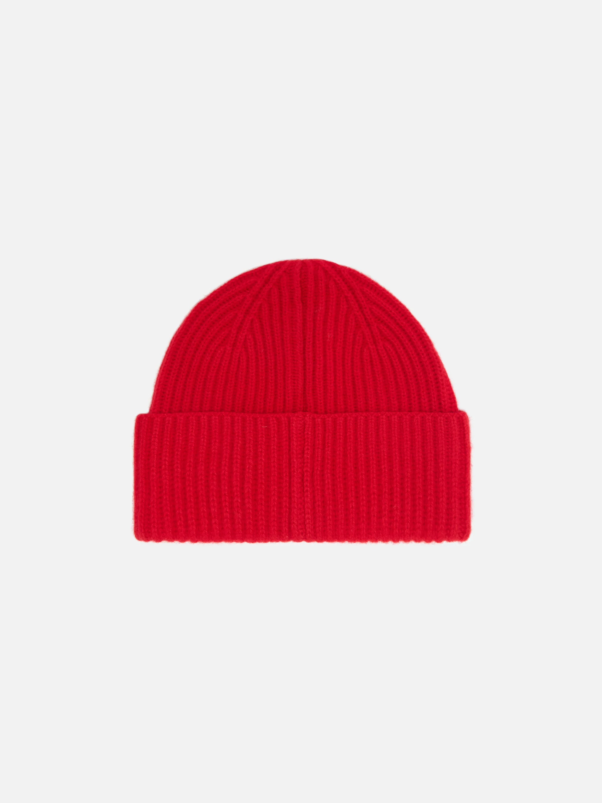 Moss Beanie in red 100% WOOL with St. Barth embroidery - Image 3