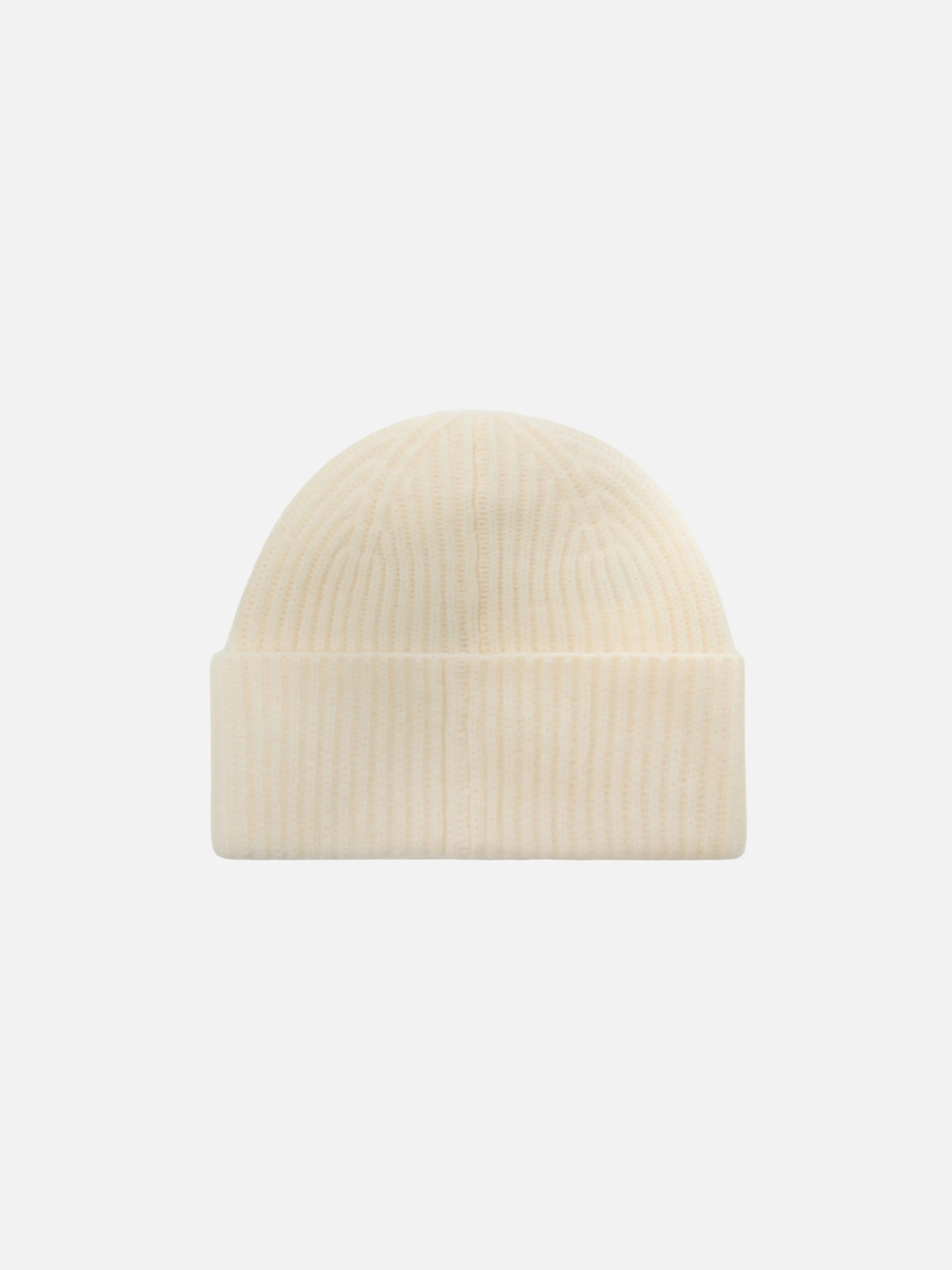 Moss Beanie in white 100% WOOL with St. Barth embroidery - Image 3