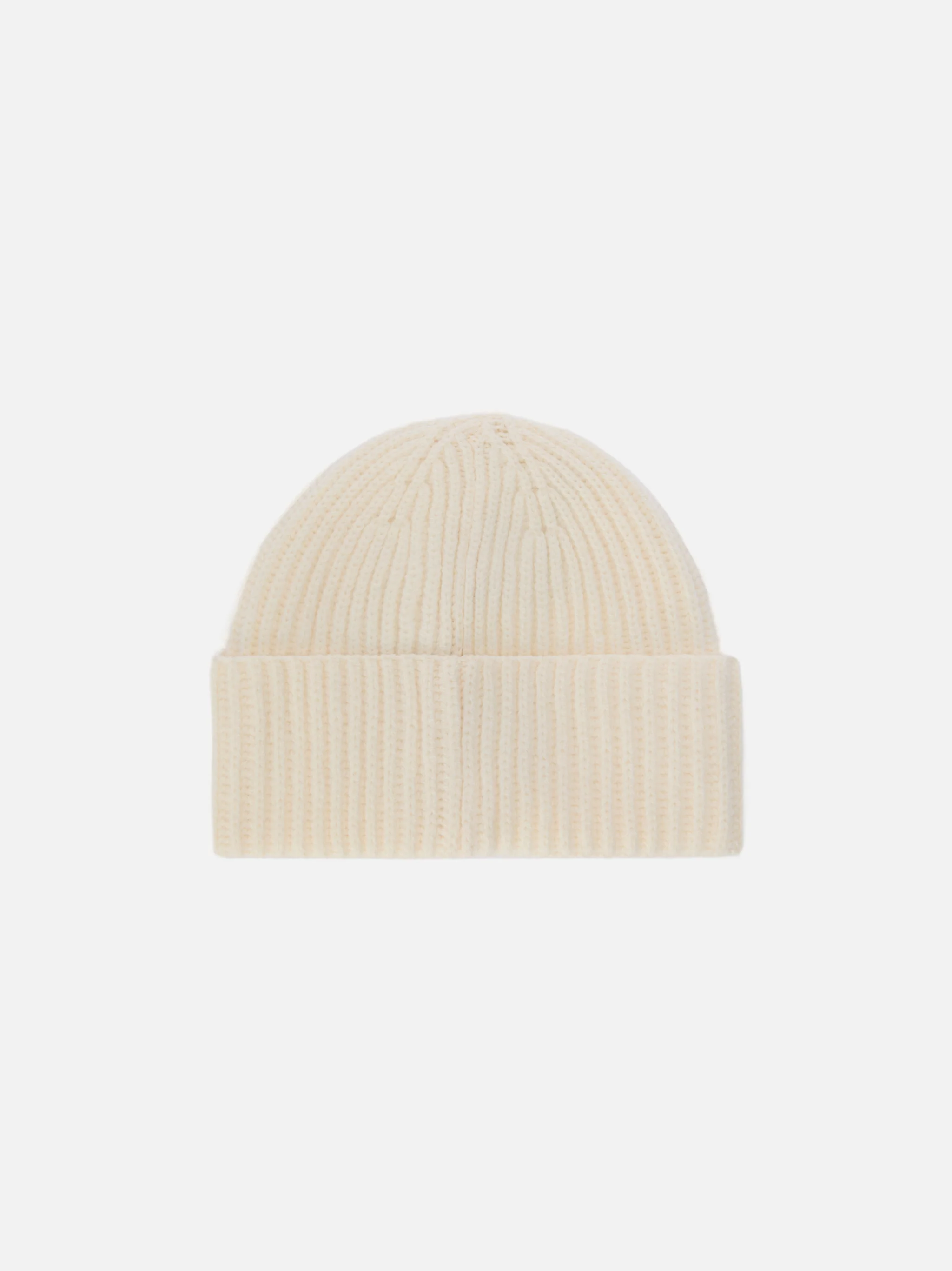Moss Jr beanie in white 100% WOOL with St. Barth embroidery - Image 3