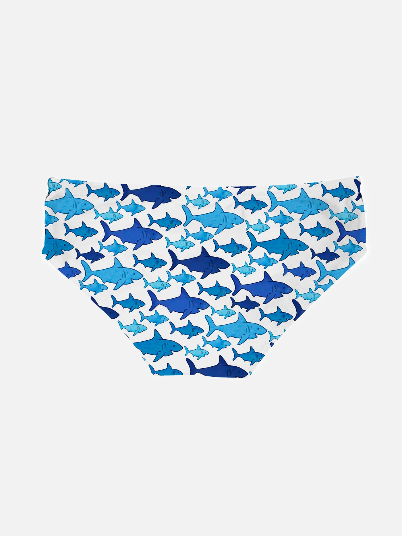 Multi shark print boy swim briefs - Image 2