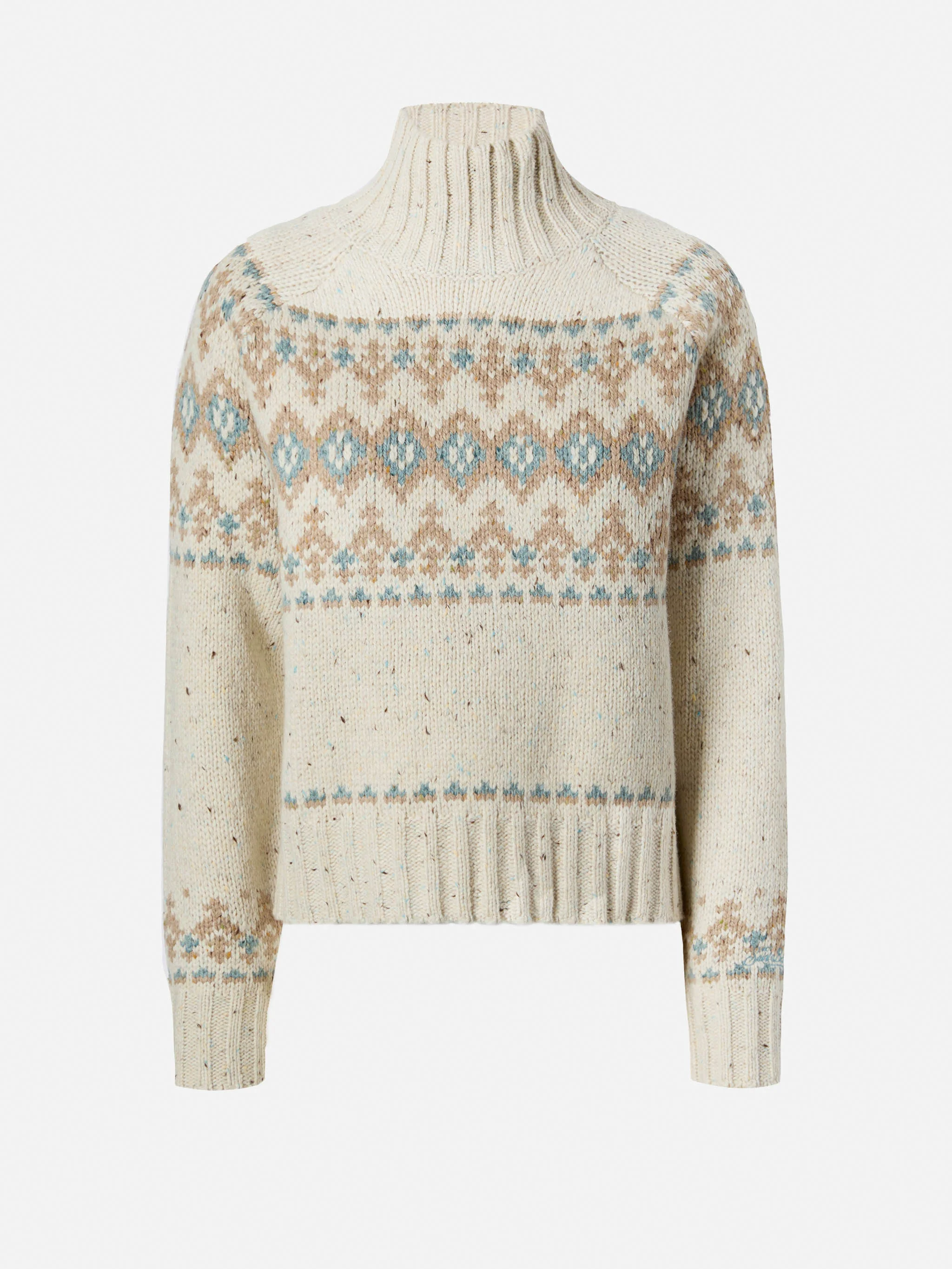 Myra donegal Fair Isle turtleneck - Image 5