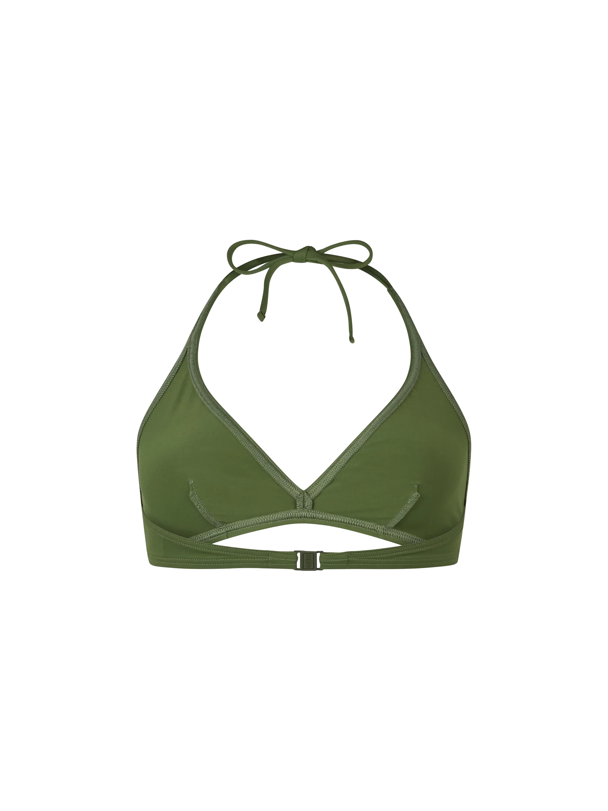 Gaia military green bralette bikini top - Image 2