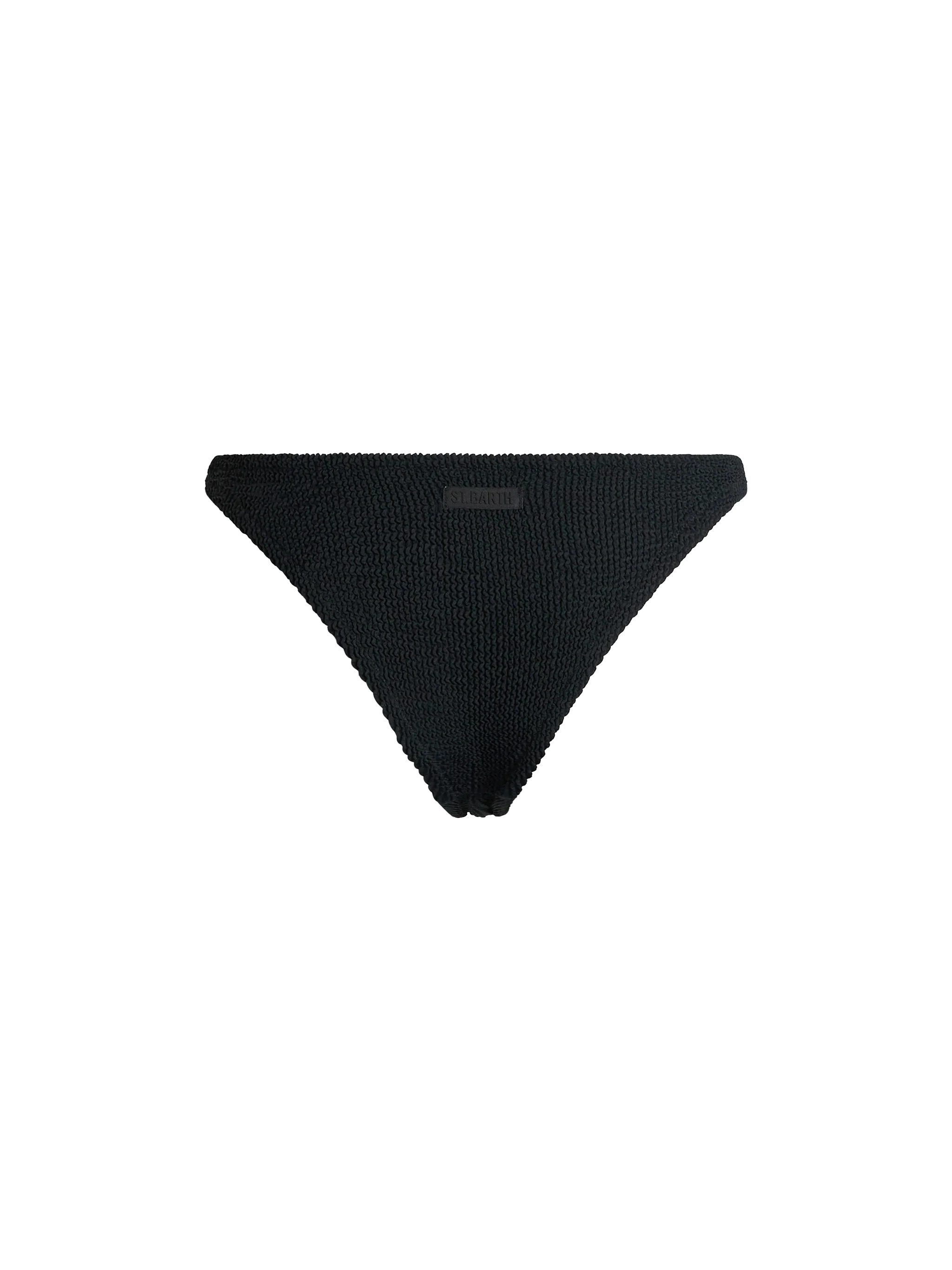 Naomi black crinkle cheeky swim briefs - Image 2