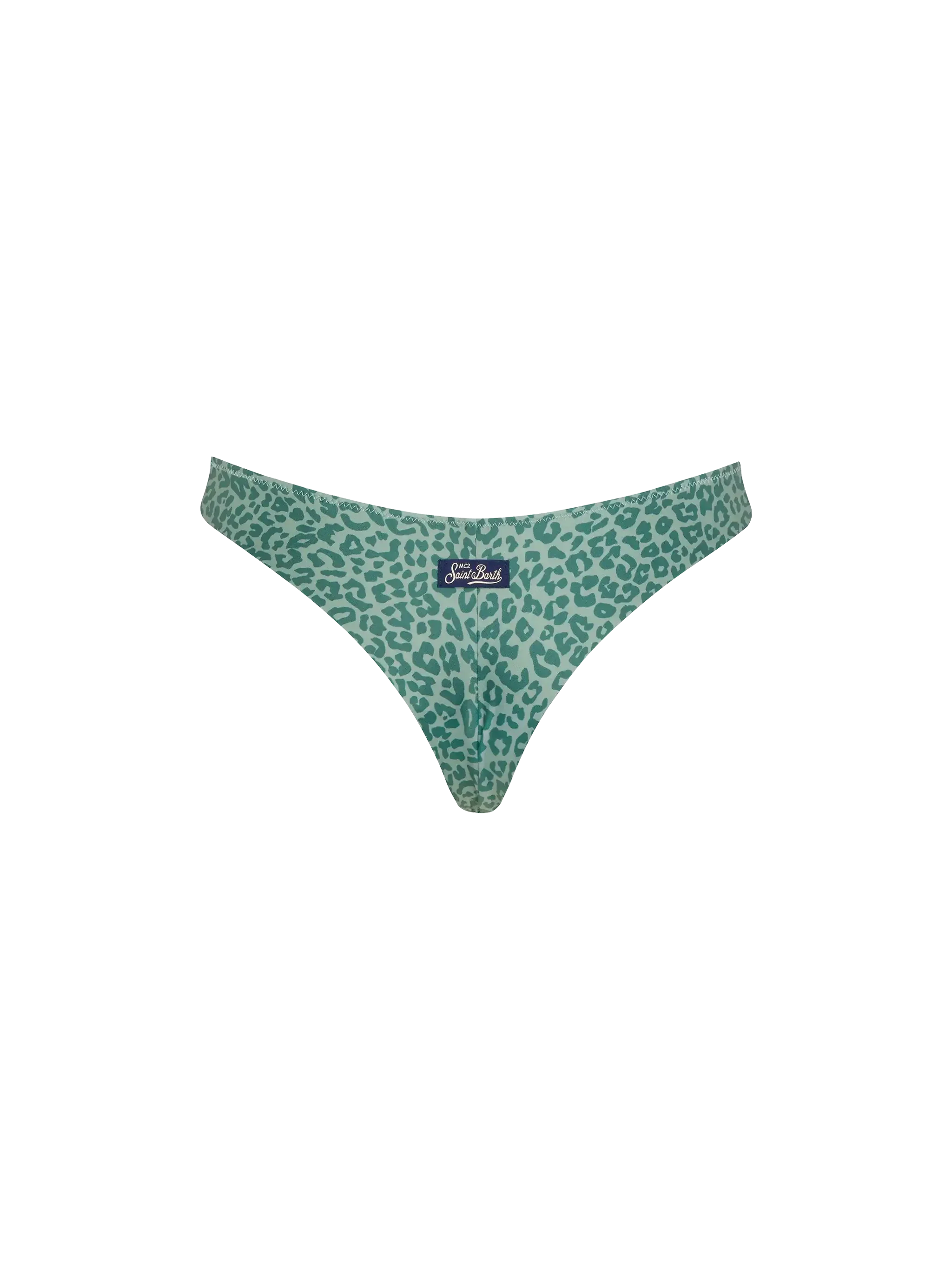 Naomi cheeky swim briefs with animalier print - Image 2