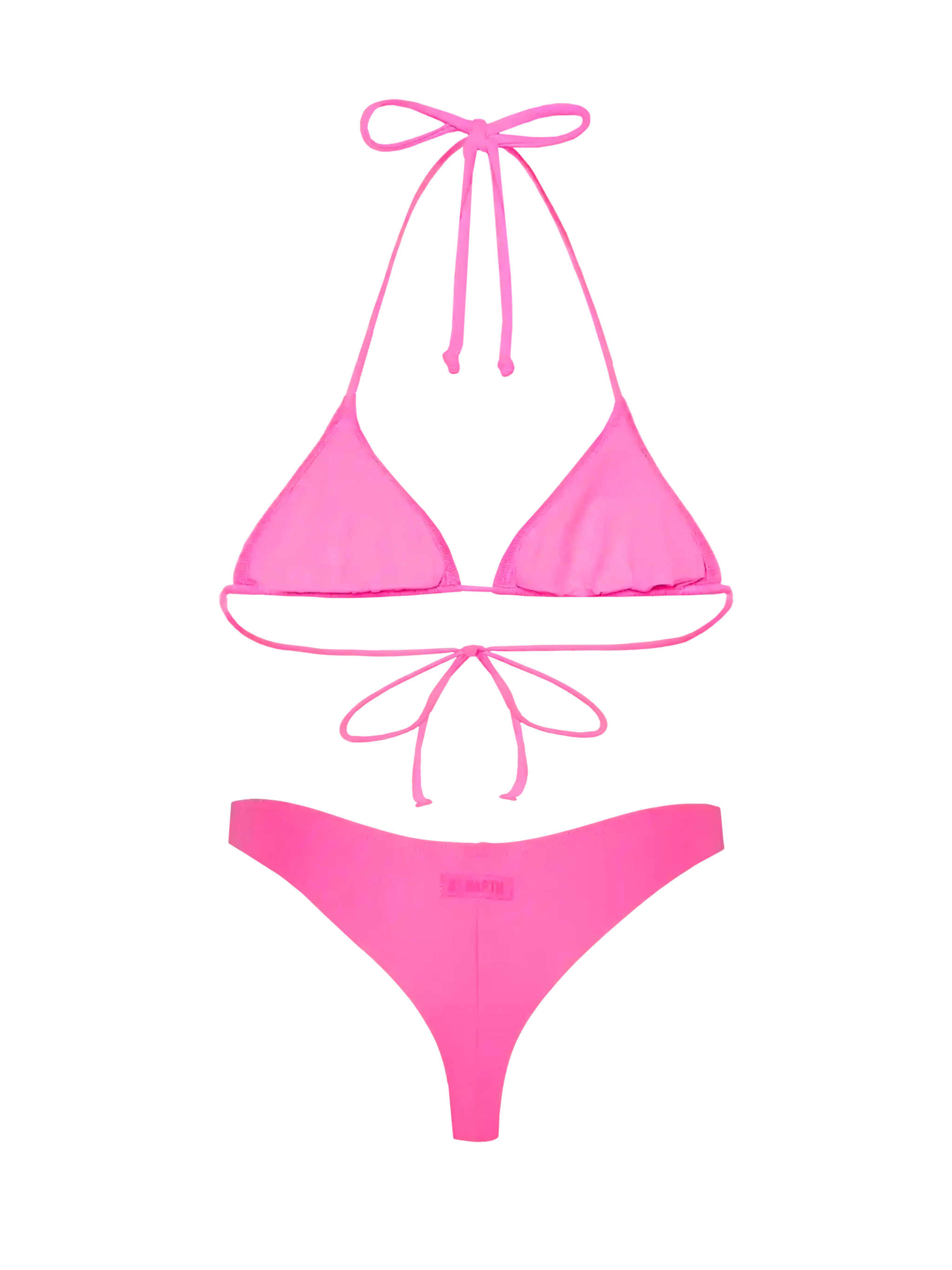 Leah Naomi fuchsia bikini with triangle top and cheeky briefs - Image 3