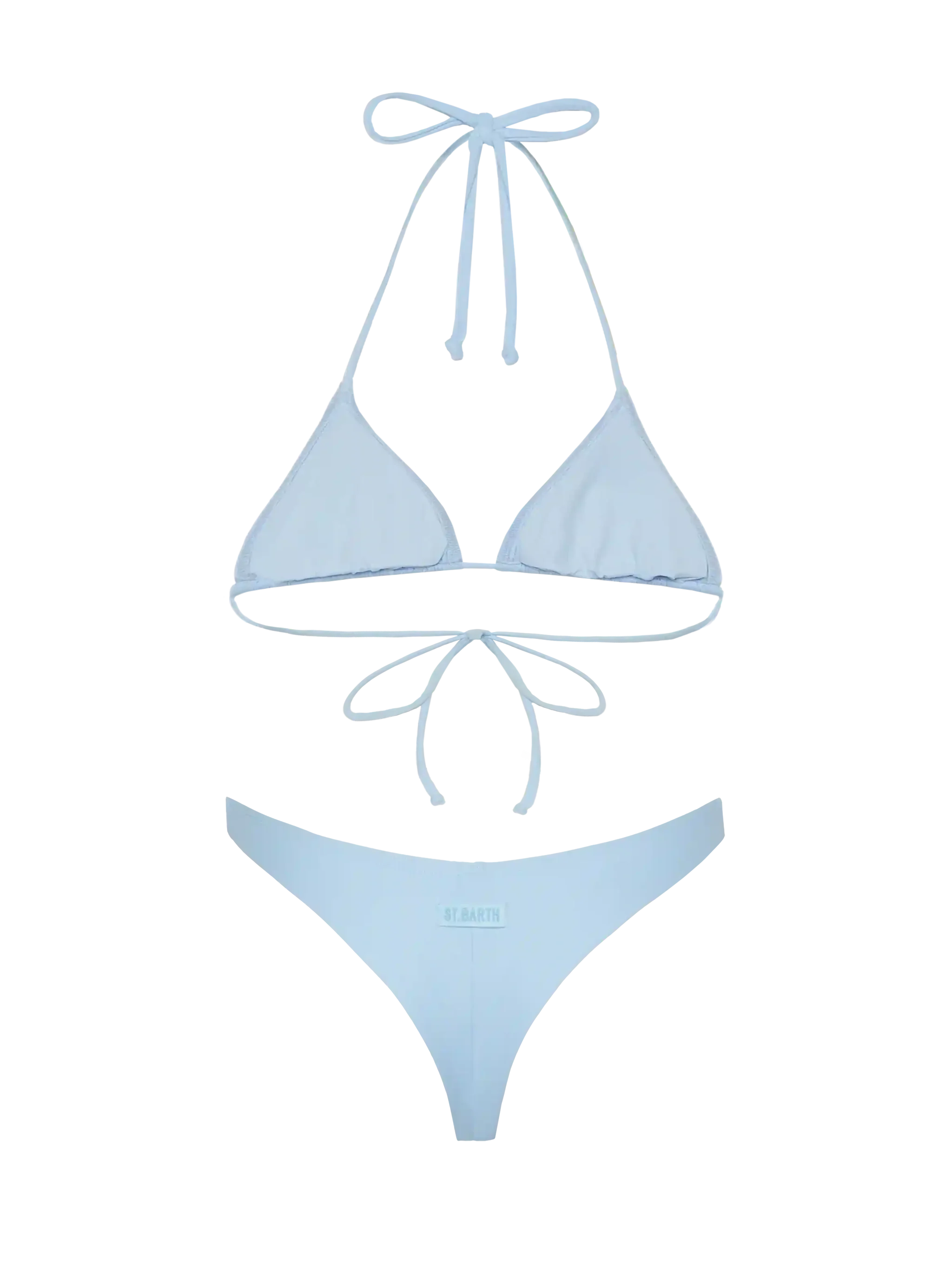 Leah Naomi light blue bikini with triangle top and cheeky briefs - Image 3