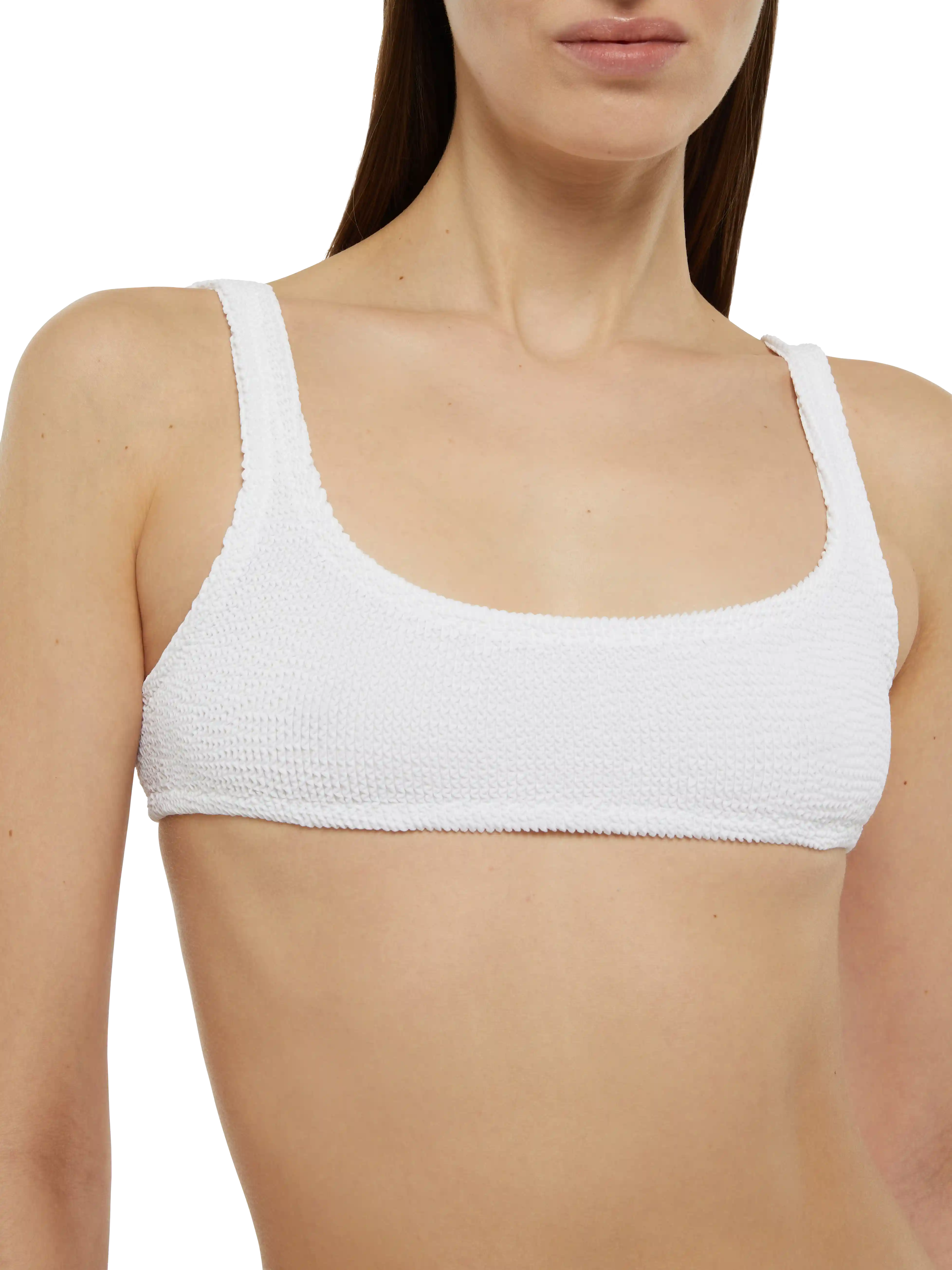 Bralette crinkle bikini Naima Naomi in white - Image 5
