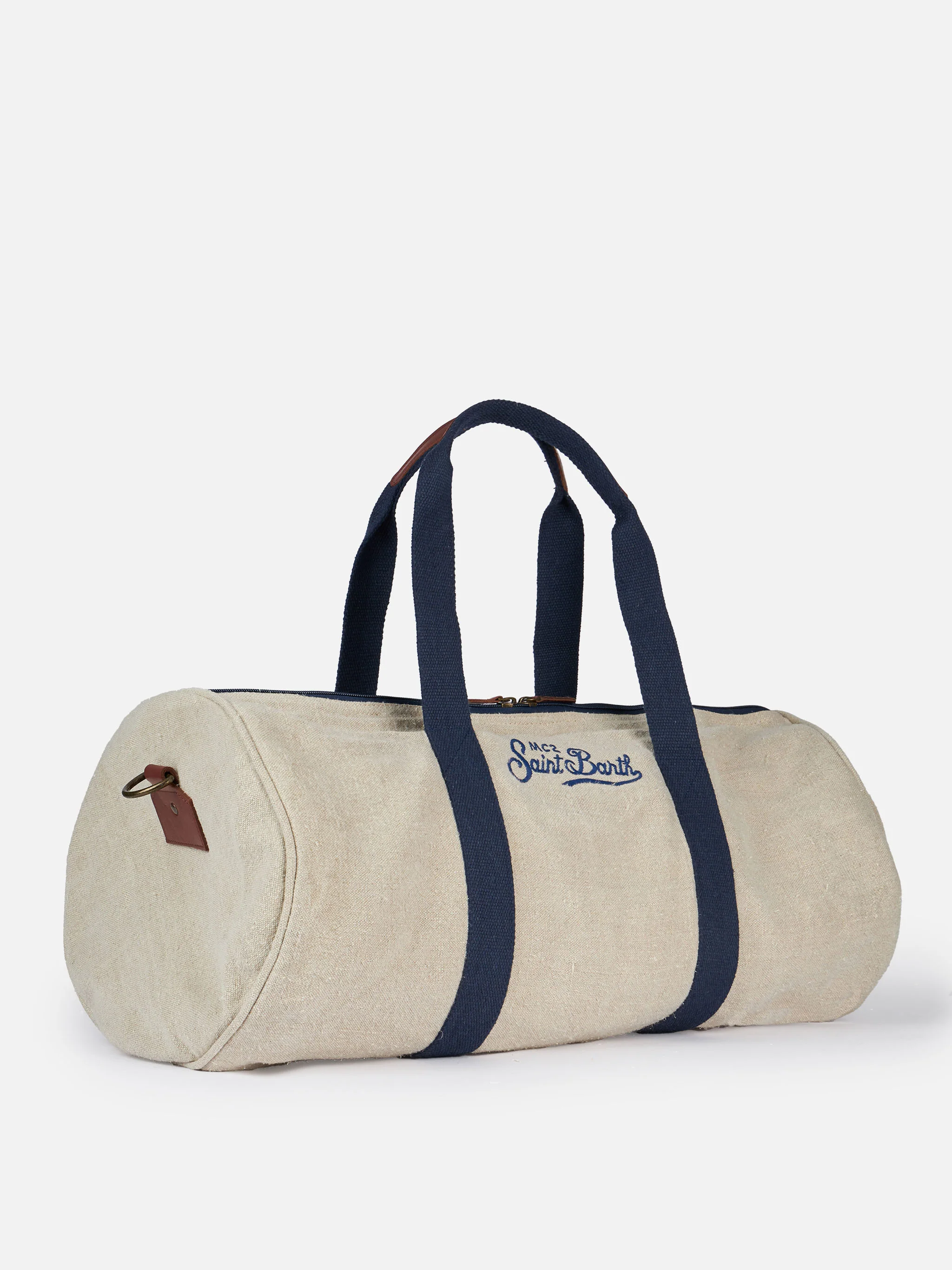 Natural linen travel duffle bag Jetleg - Image 3