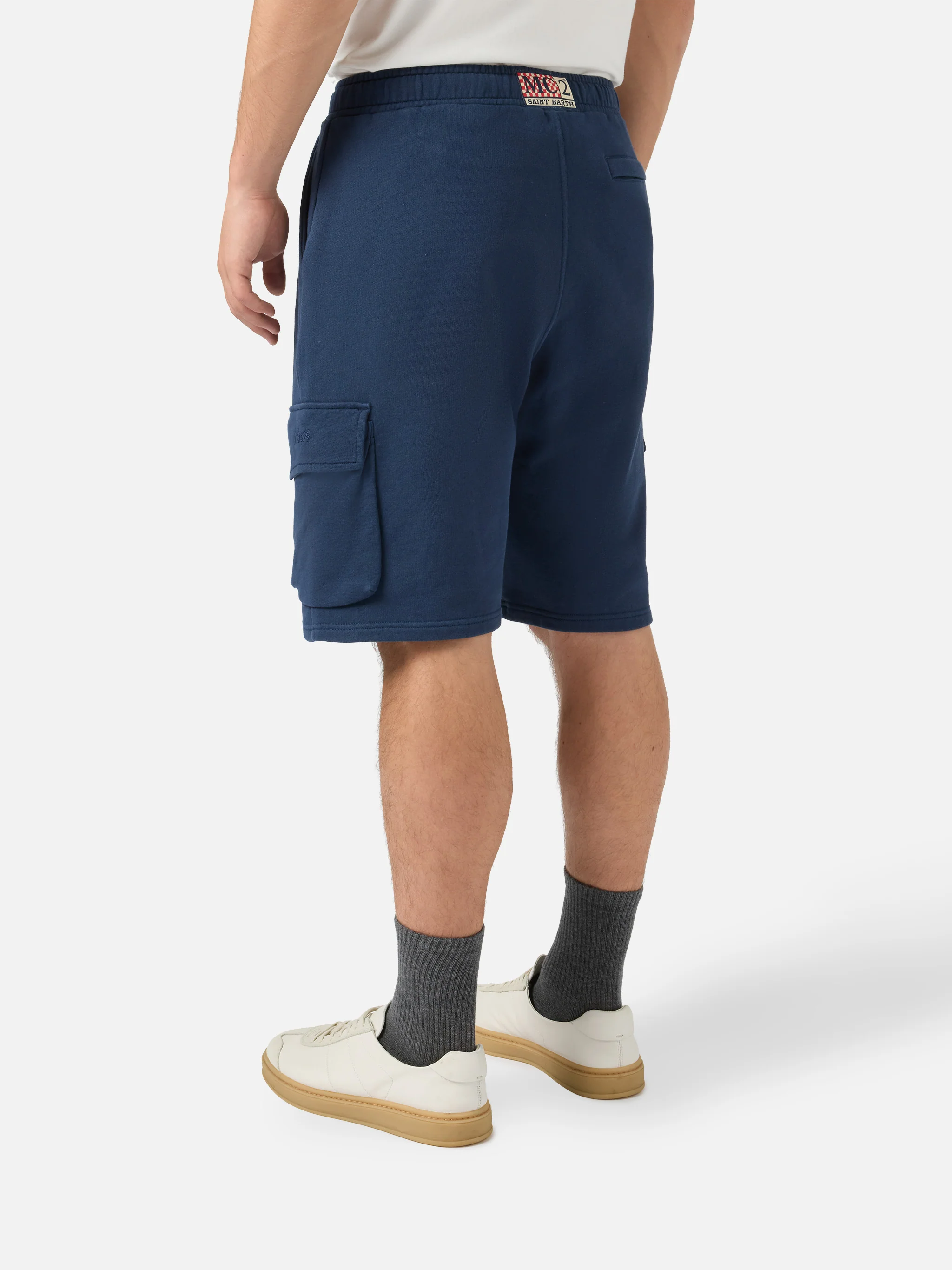 Navy blue cargo short pants Cargy - Image 3