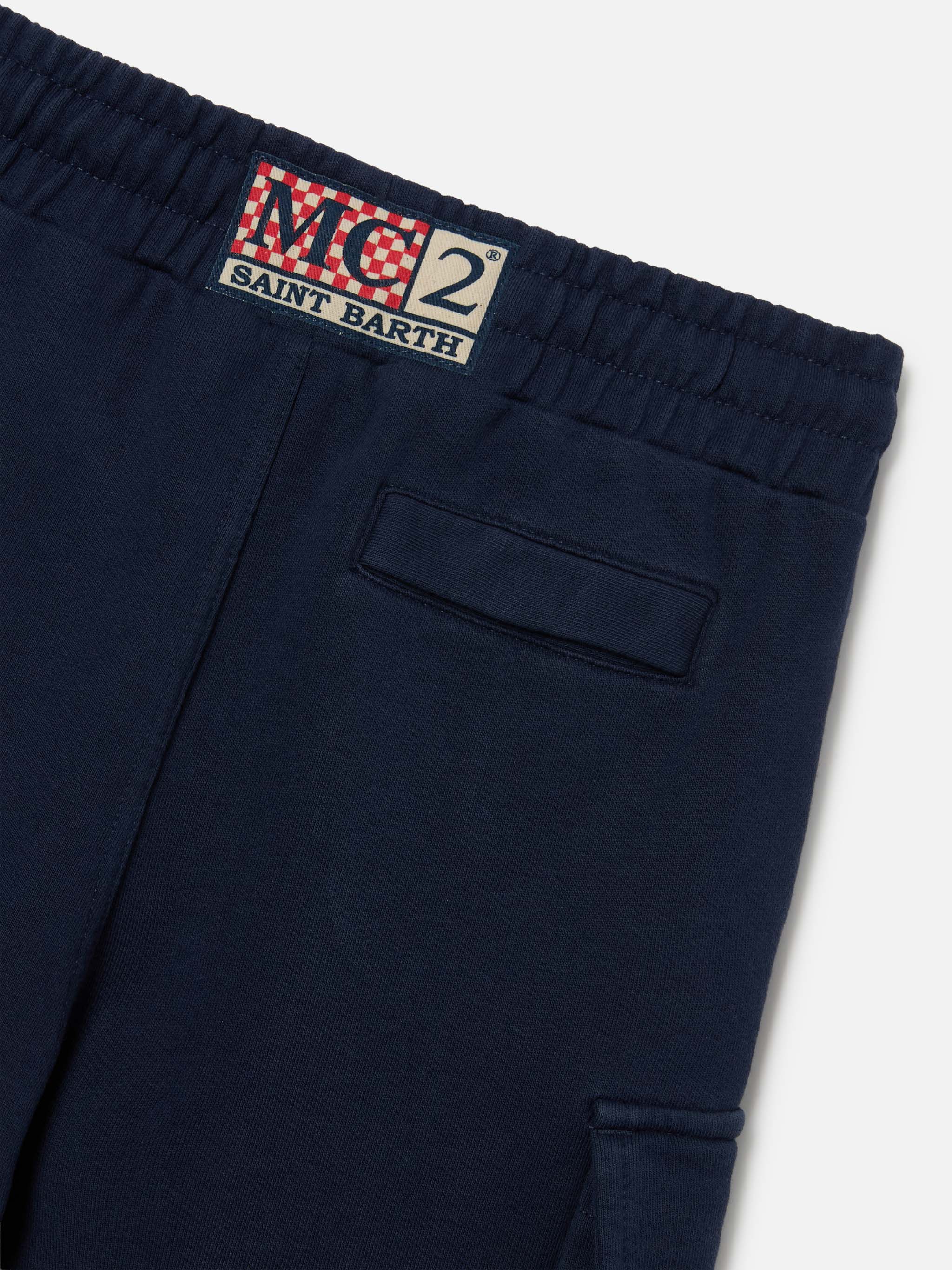 Navy blue Cargy Jr cargo shorts - Image 3
