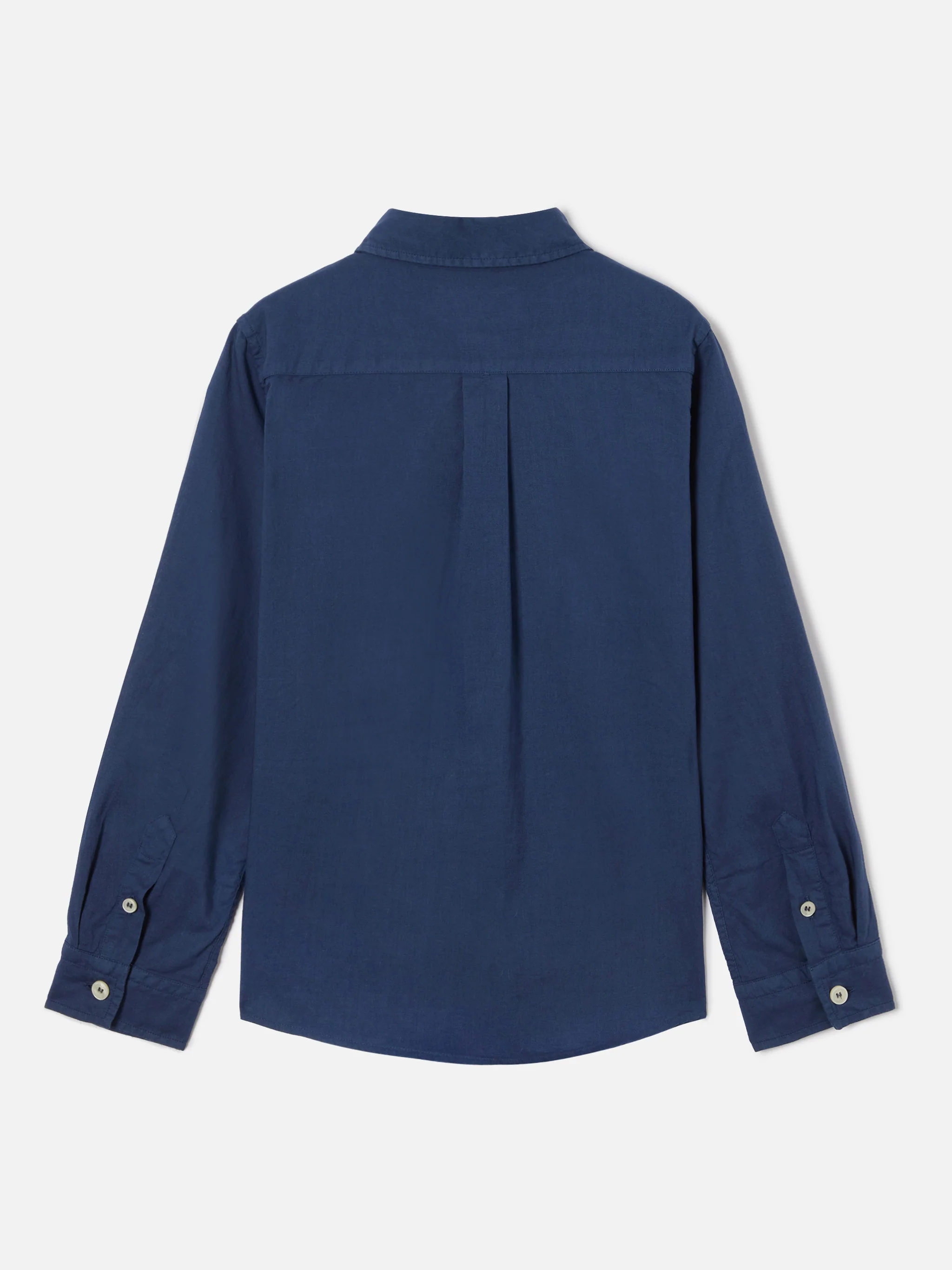 Navy blue Chemise Jr shirt in cotton voile - Image 3