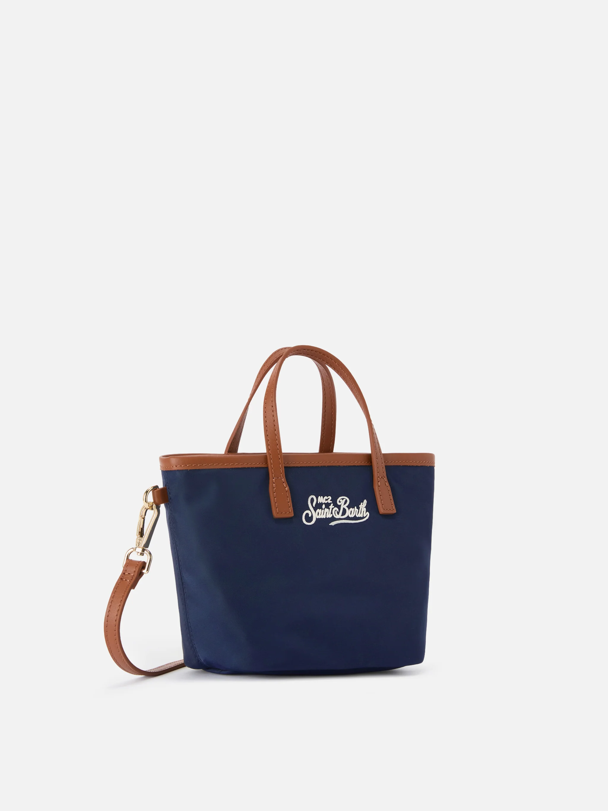 Navy blue City mini nylon bag - Image 3