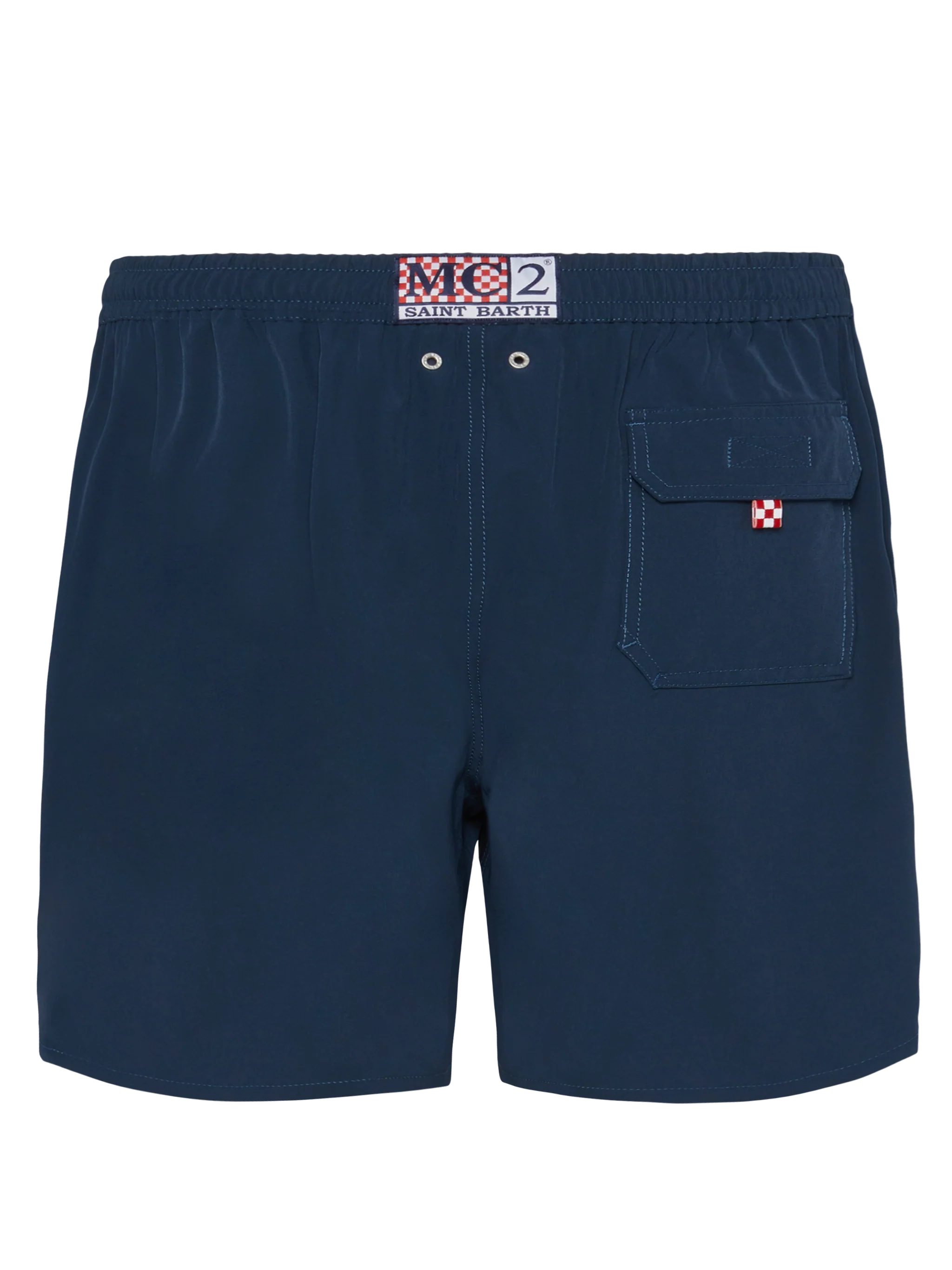 Navy blue Comfort swim shorts  with Sapore di Mare embroidery | SAPORE DI MARE SPECIAL EDITION - Image 2