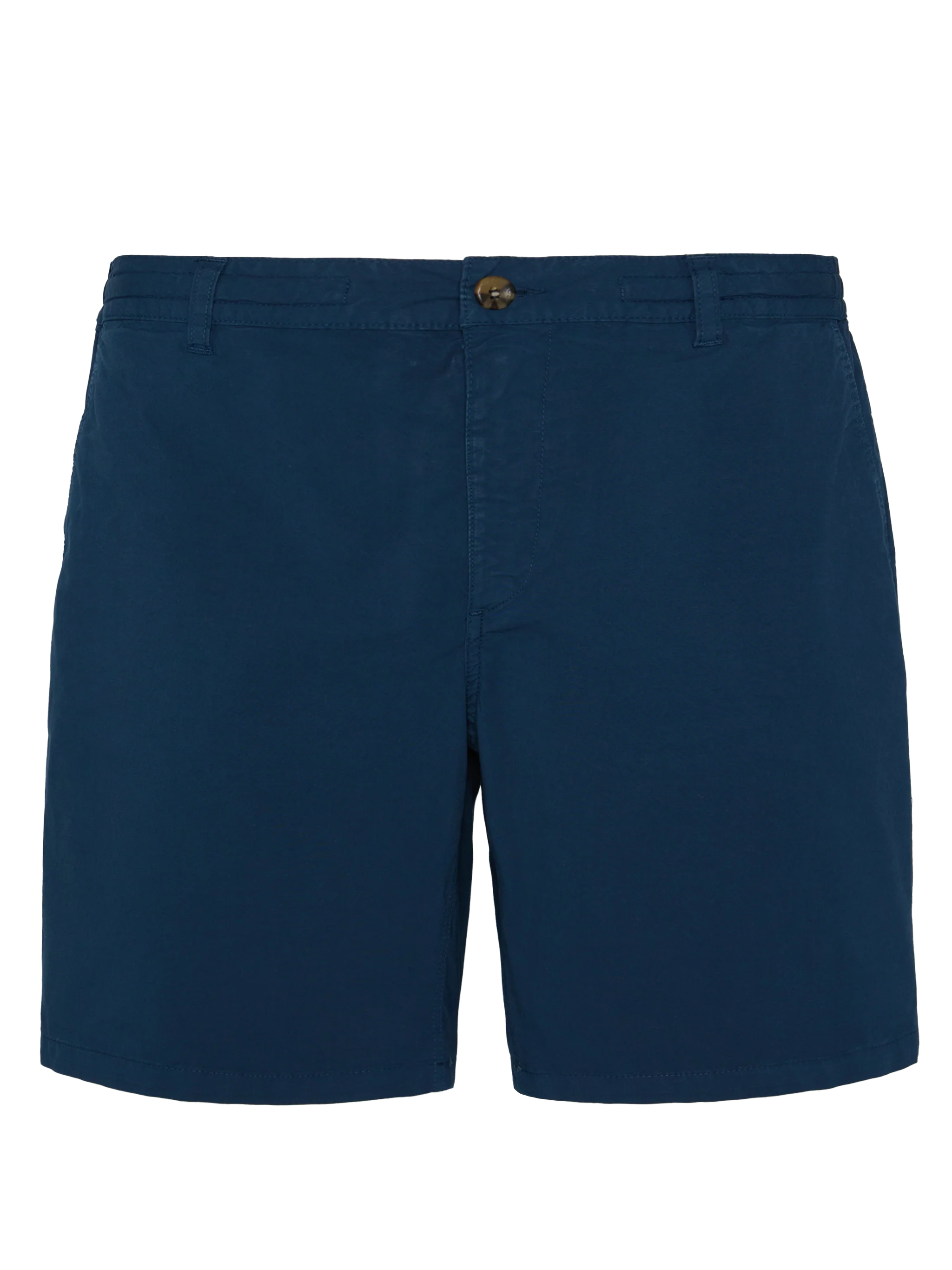 Navy blue cotton bermuda shorts Ischia - Image 4