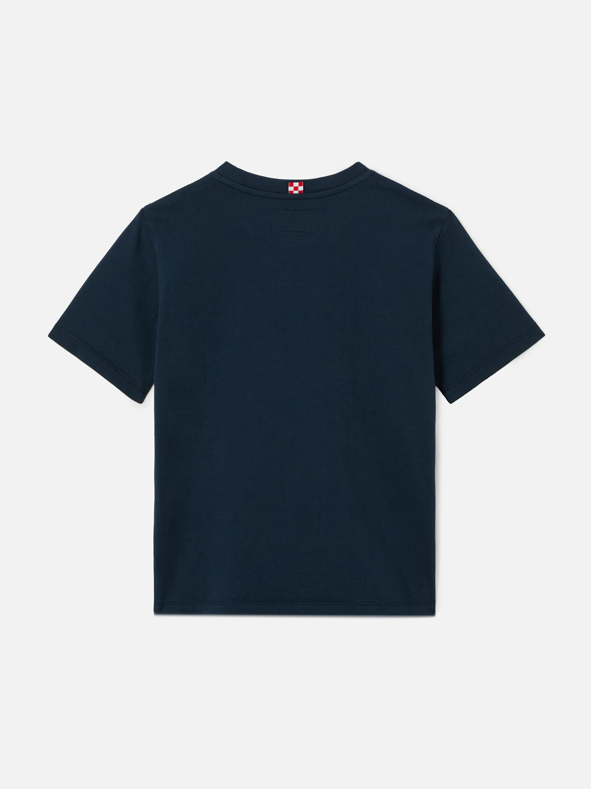 Blue Denver Jr t-shirt in pure cotton with Sport Club print - Image 3