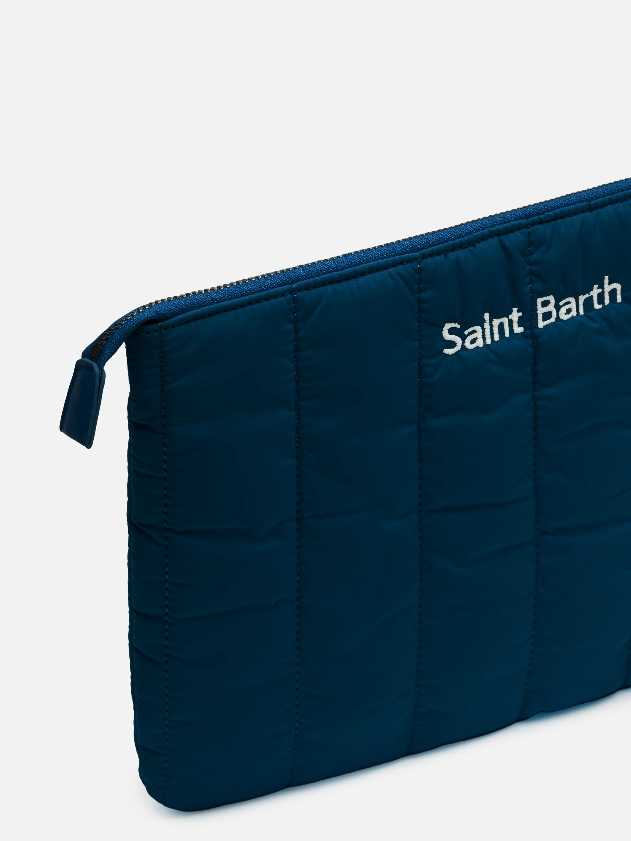 Navy blue quilted Puffer Pochette - Image 3