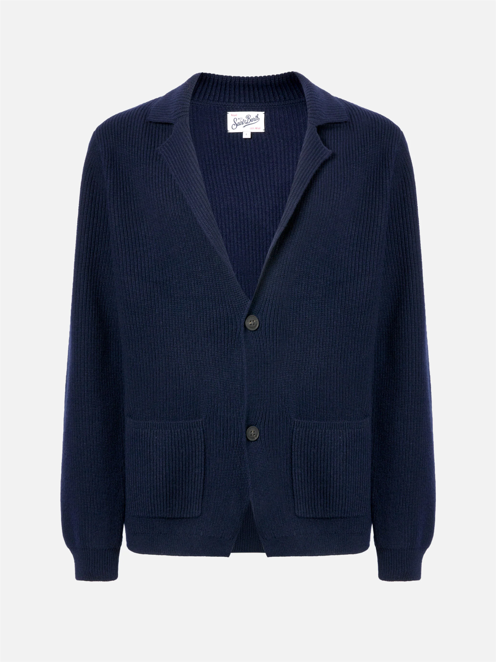 Navy blue pure-wool blazer Eaton - Image 5