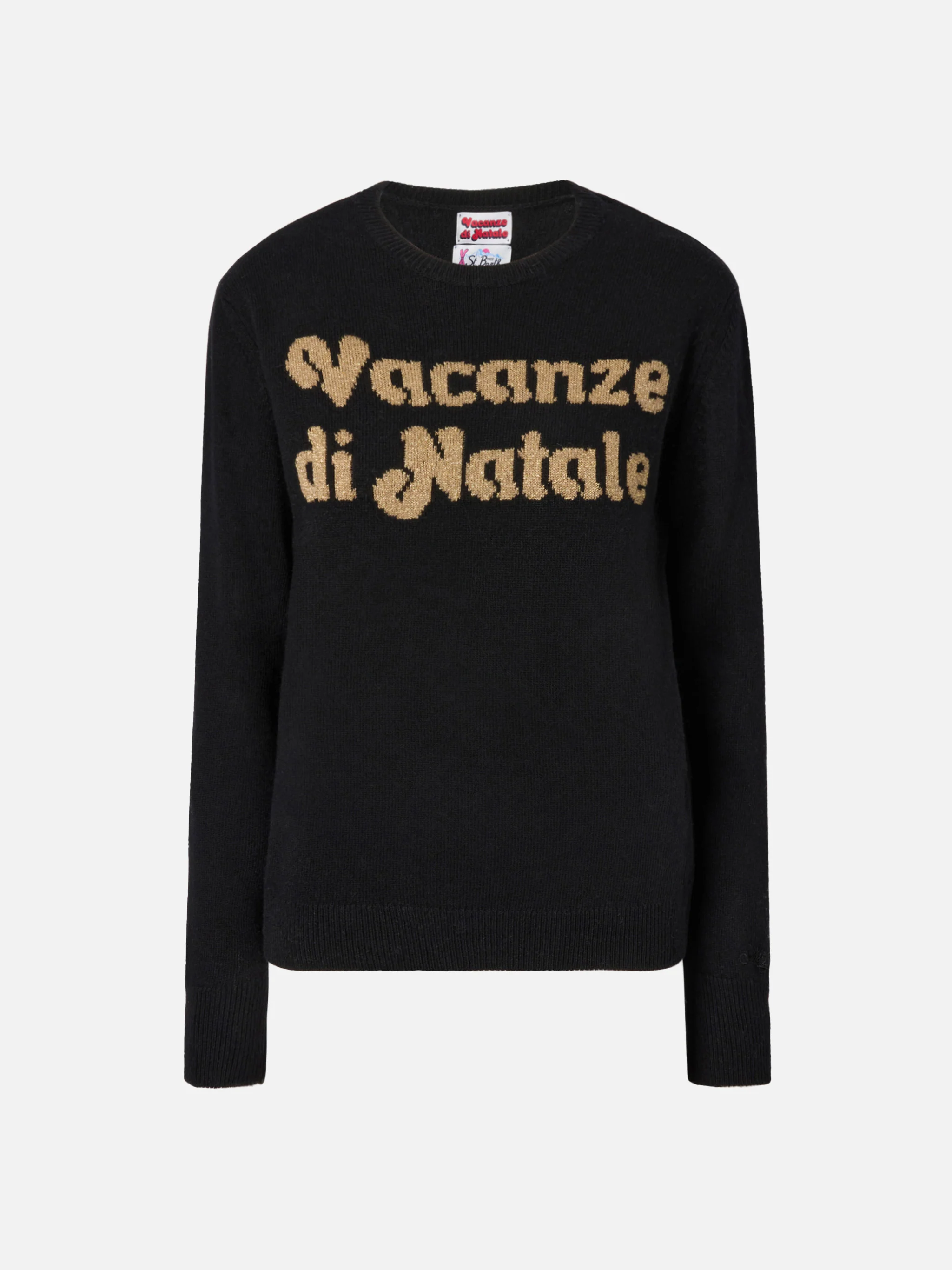 New Queen cashmere-blend crewneck with Vacanze di Natale jacquard | VACANZE DI NATALE SPECIAL EDITION - Image 5