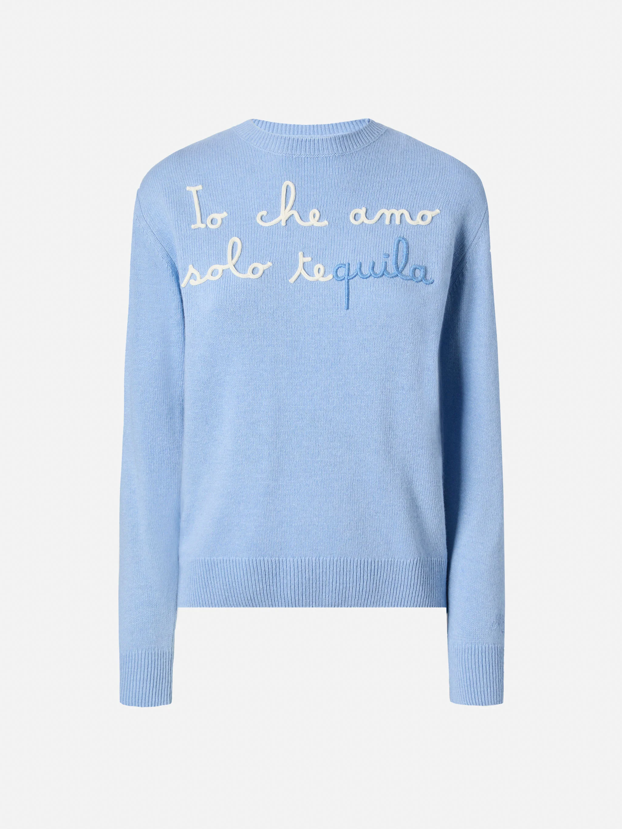 New Queen crewneck with Io che amo solo te(quila) embroidery - Image 5