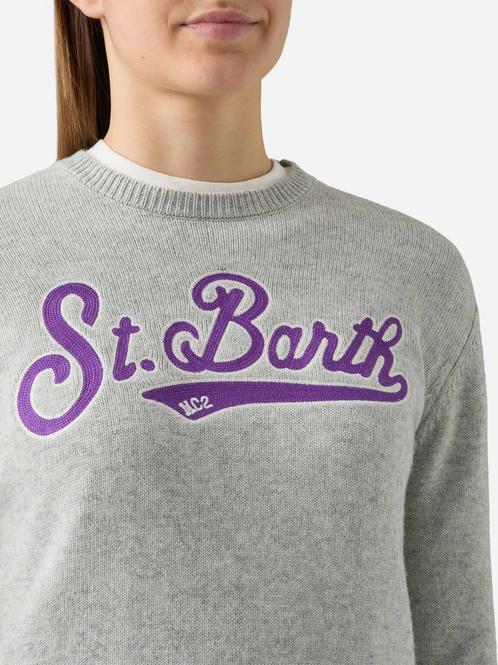New Queen crewneck with Saint Barth terry patch - Image 2