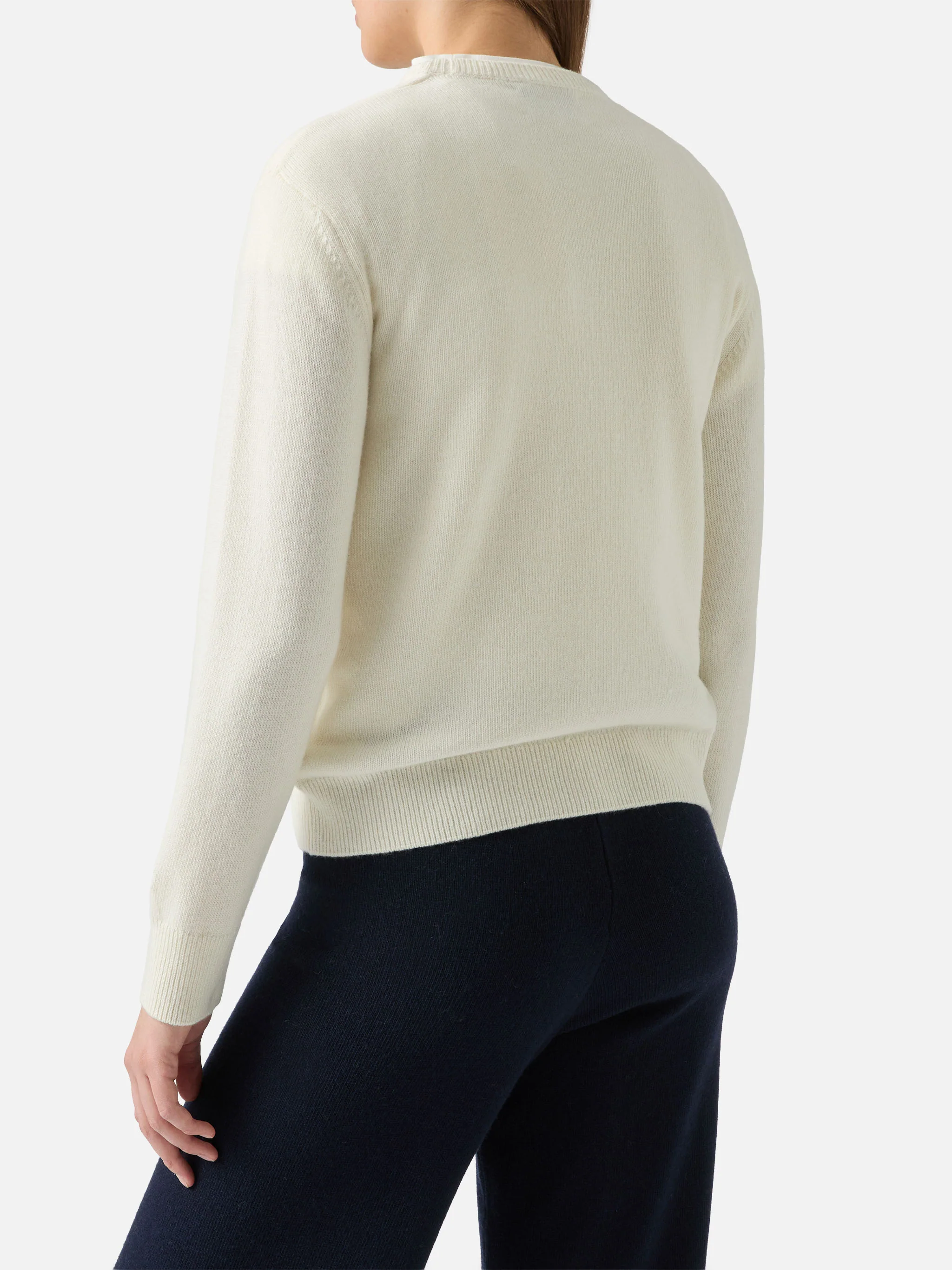 New Queen crewneck with St. Moritz habituè lurex jacquard - Image 3