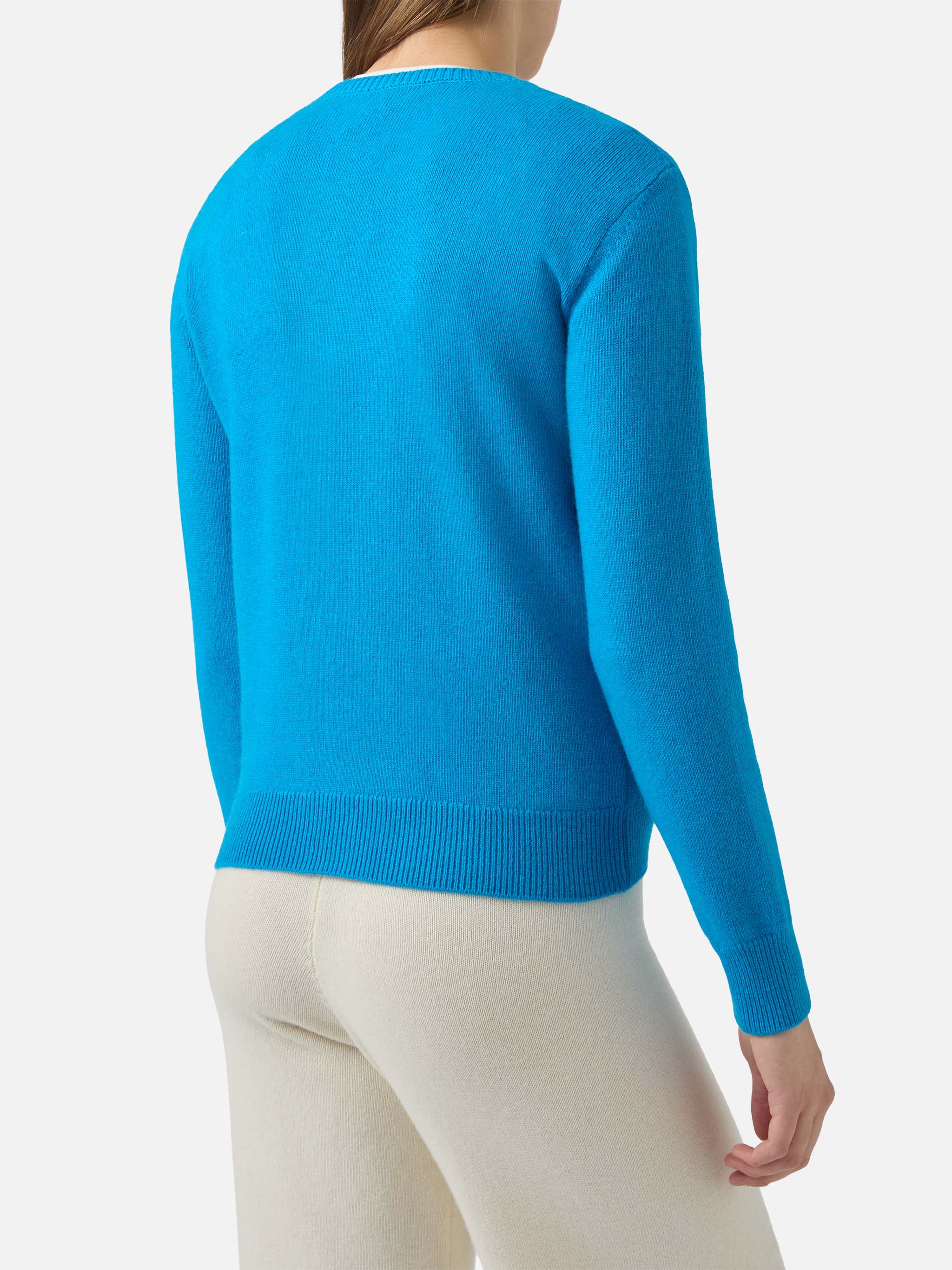 New Queen crewneck in grey with Tweety jacquard | WARNER BROS. SPECIAL EDITION - Image 3