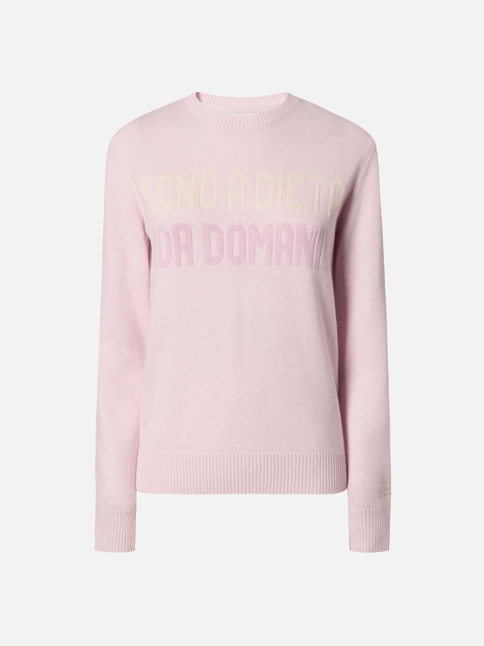 New Queen white sweater Sono a dieta jacquard - Image 5