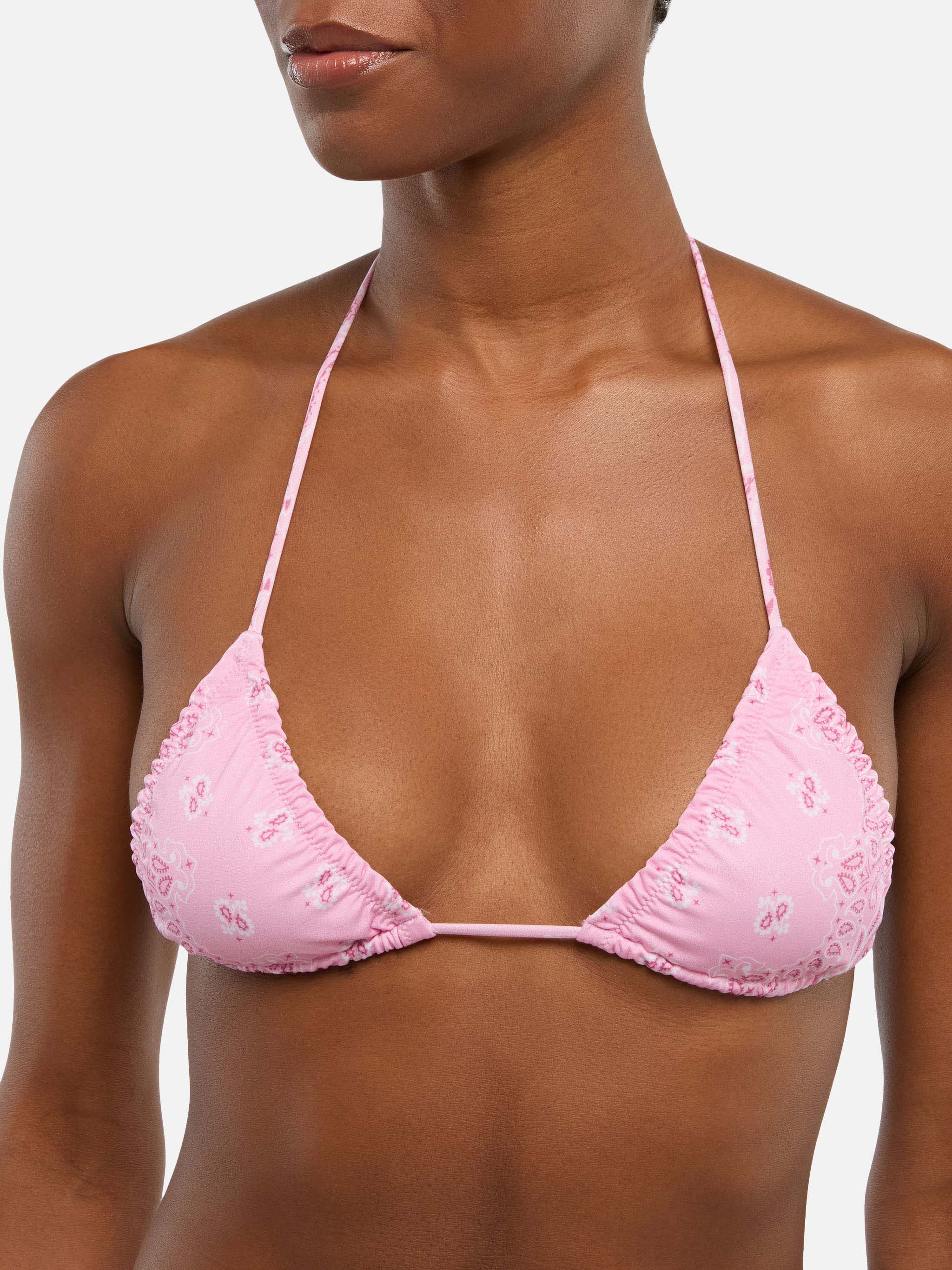 Nilly classic triangle top with bandana print - Image 2