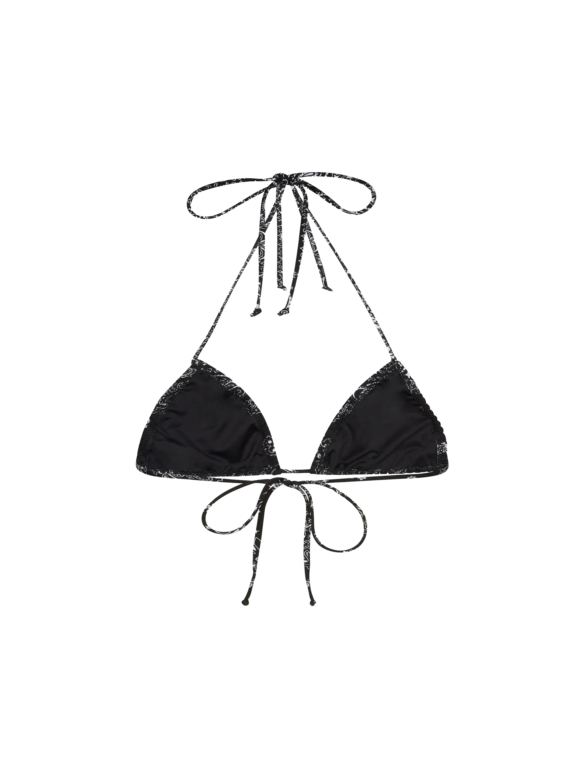 Nilly classic triangle top with bandana print - Image 2