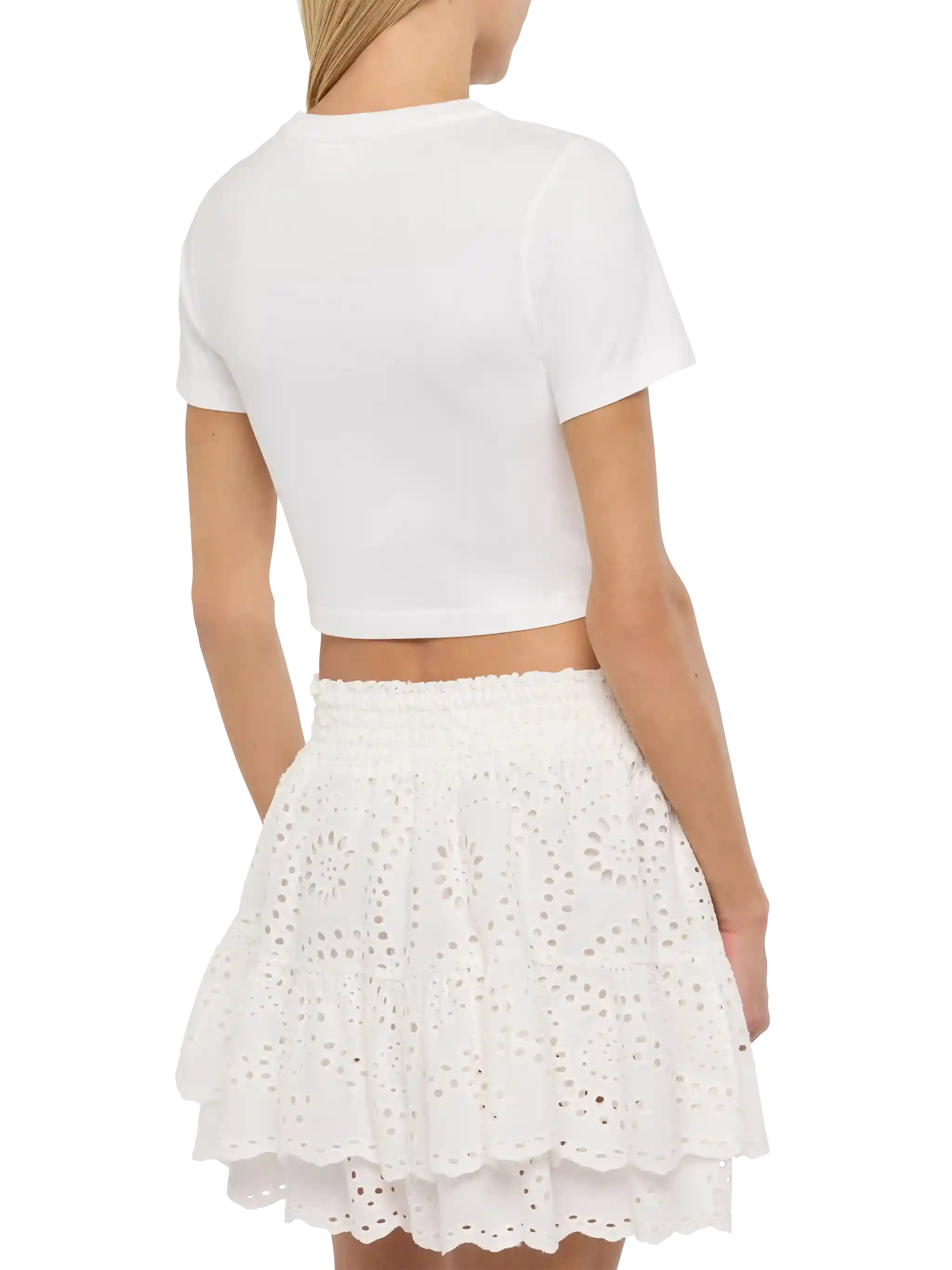 Nives cotton t-shirt with Gossip $ Shopping embroidery - Image 3