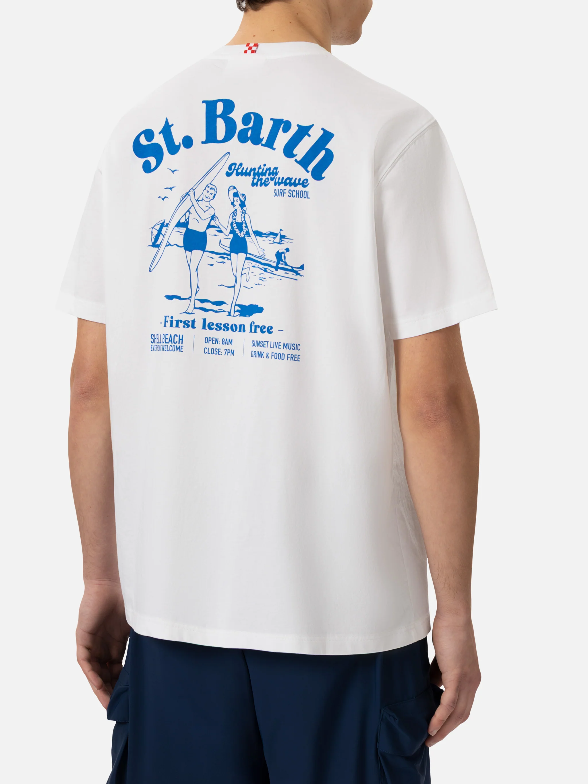 T-shirt with hunting wave print - Image 3