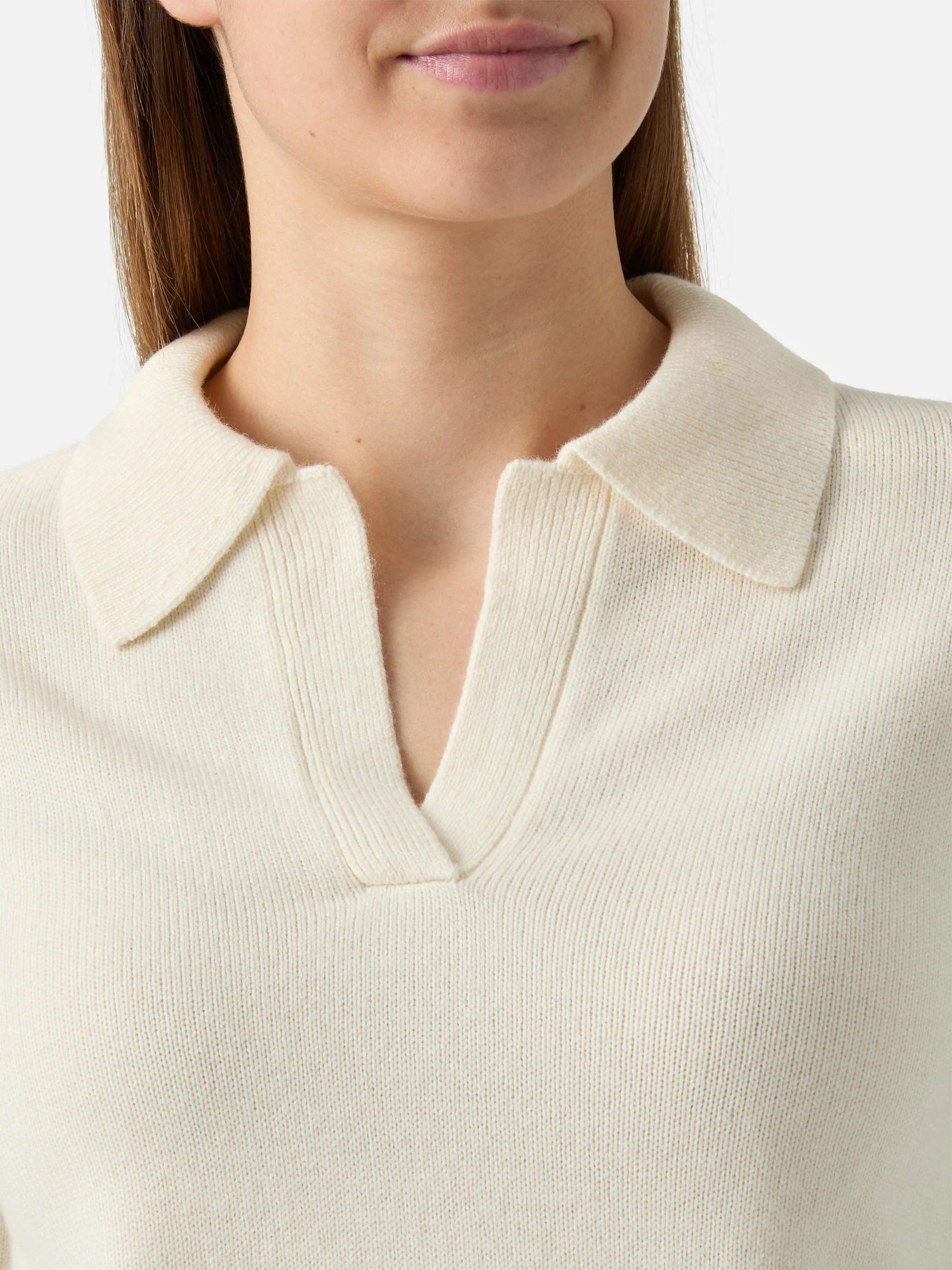 Off-white Eze polo in 100% WOOL - Image 2