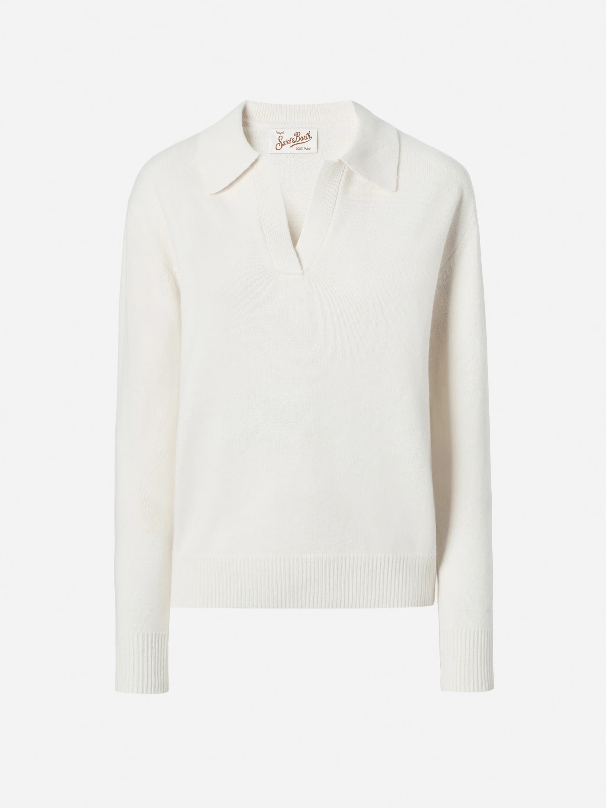 Off-white Eze polo in 100% WOOL - Image 5