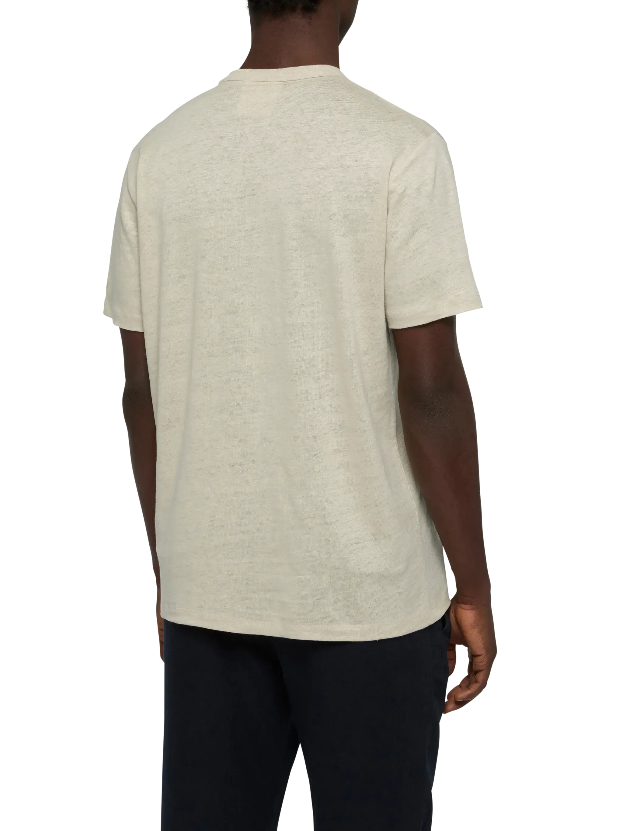 Off-white linen jersey t-shirt Ecstasea - Image 4