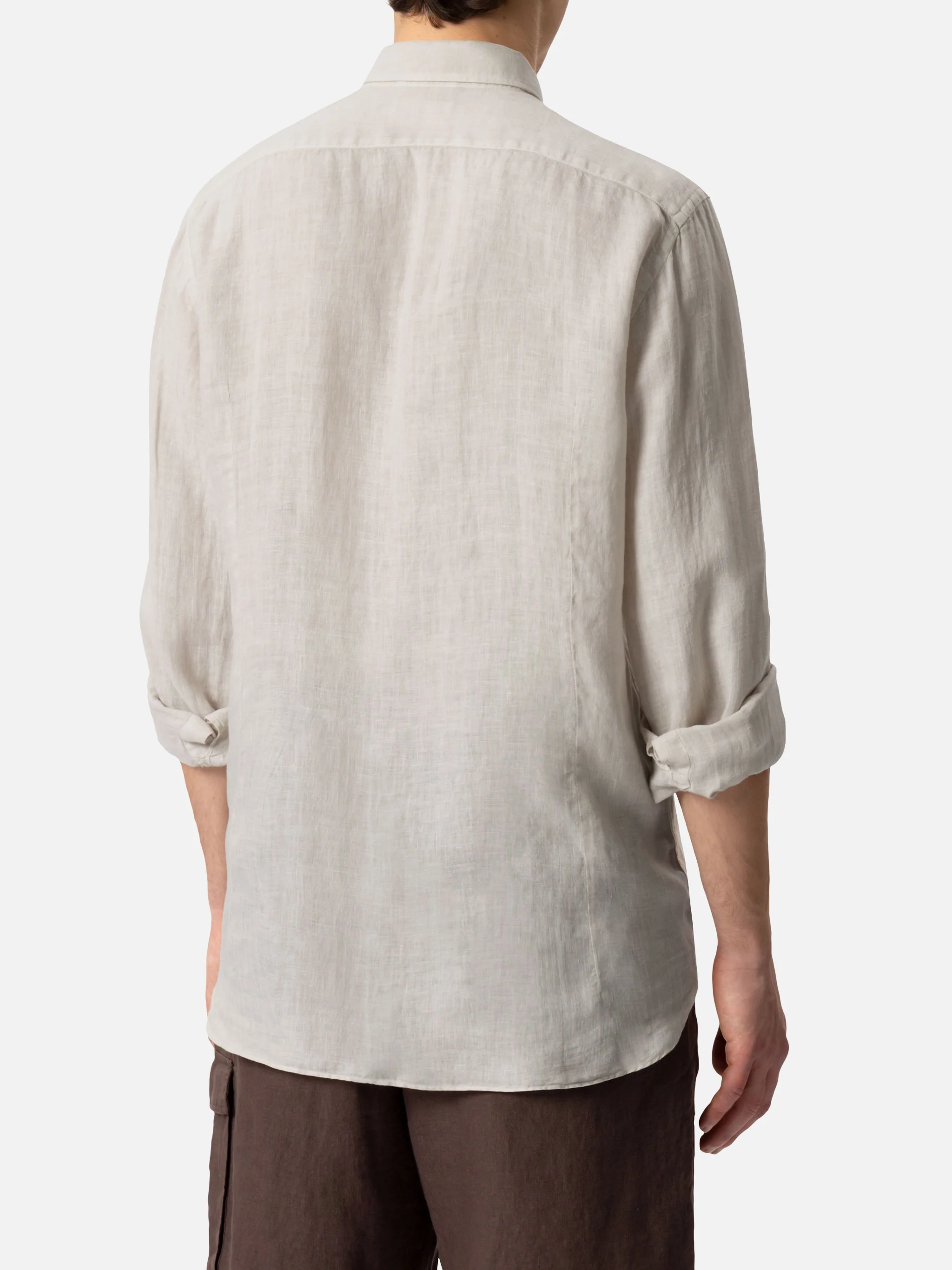 Off-white linen shirt Pamplona - Image 3
