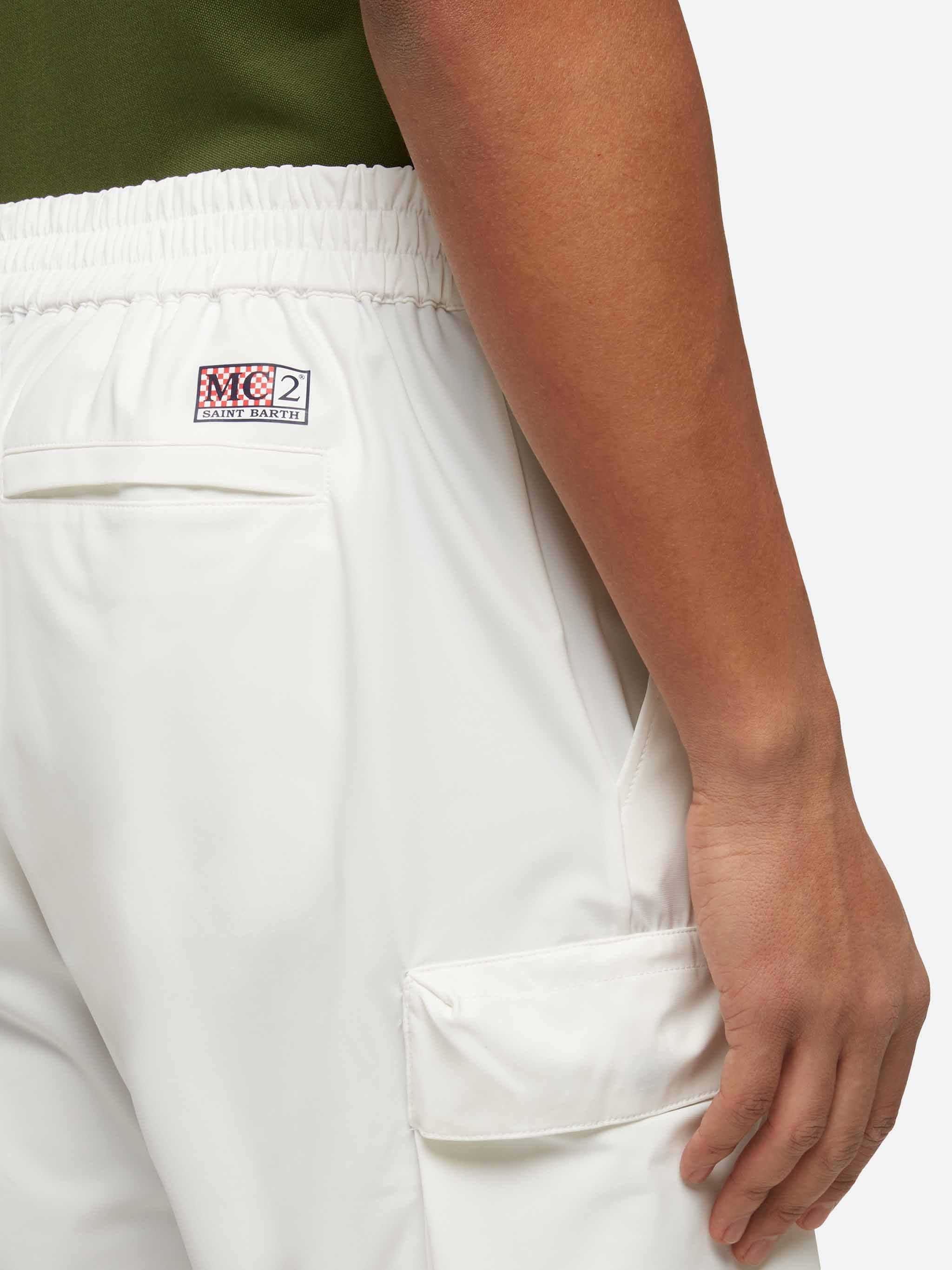 Off-white technic fabric bermuda shorts Deck - Image 2