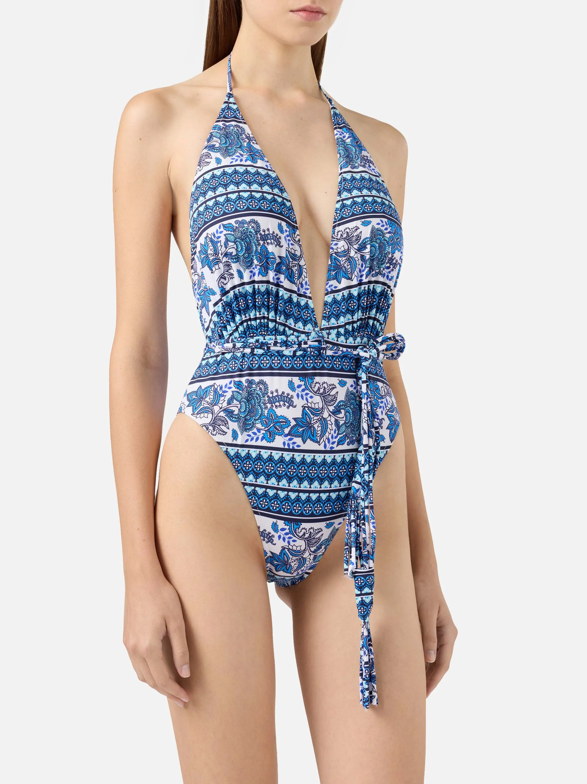 One piece swimsuit Axelle with gipsy print - Image 2
